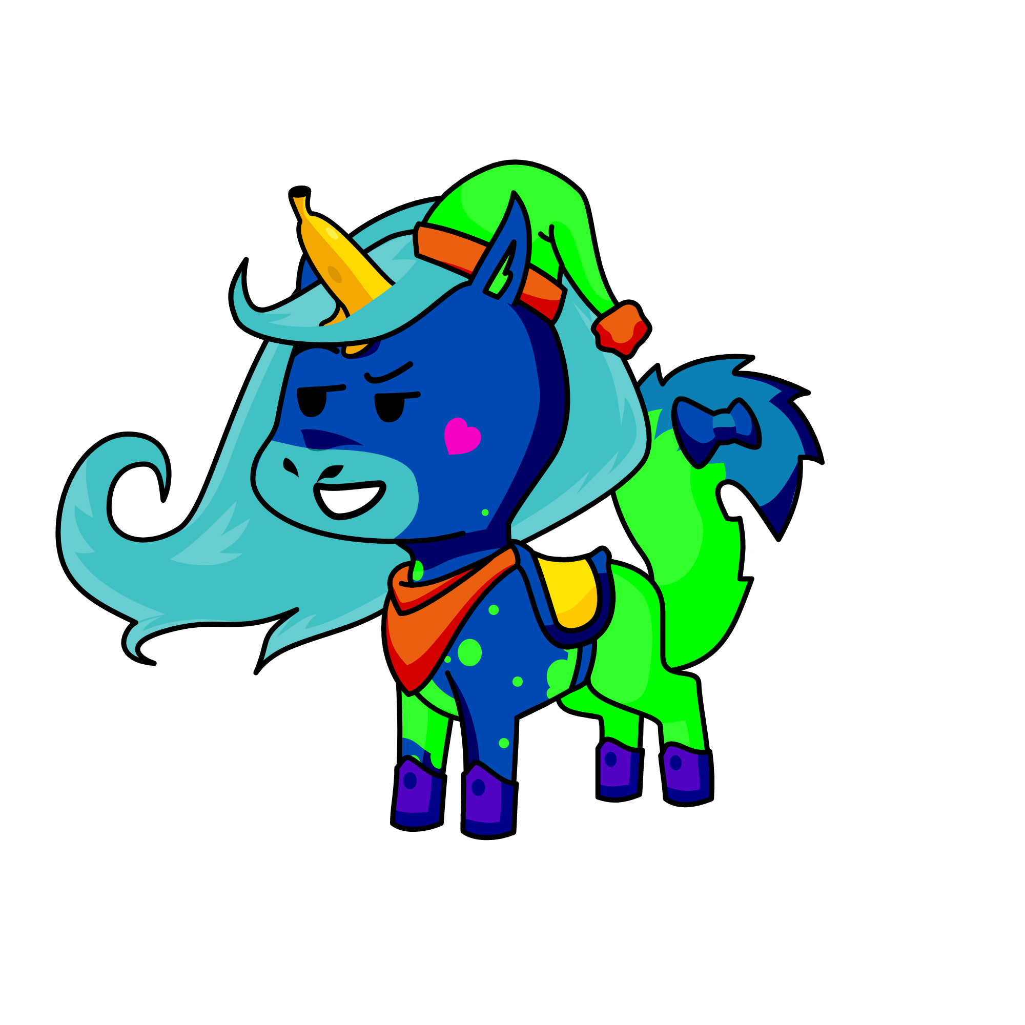 weirdy mcweirdy tin, the unicorn