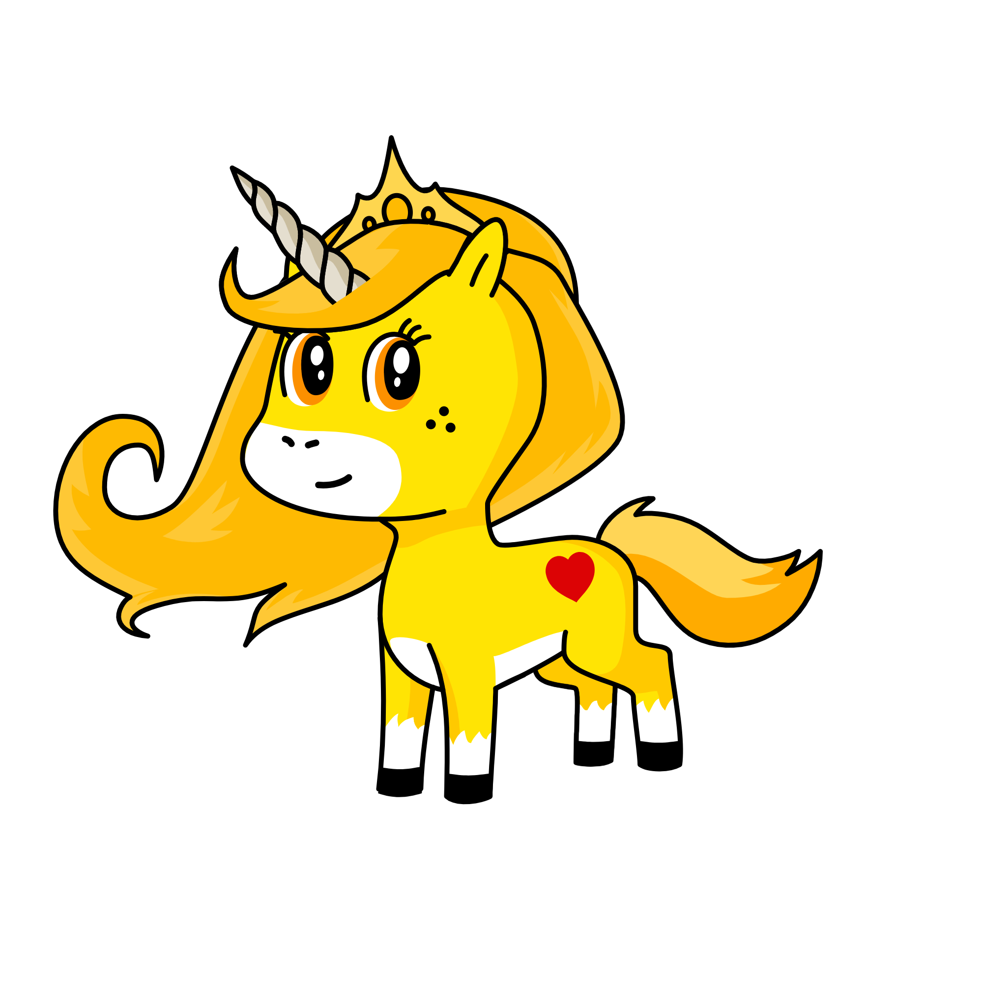 Princess Sunny Day, the unicorn