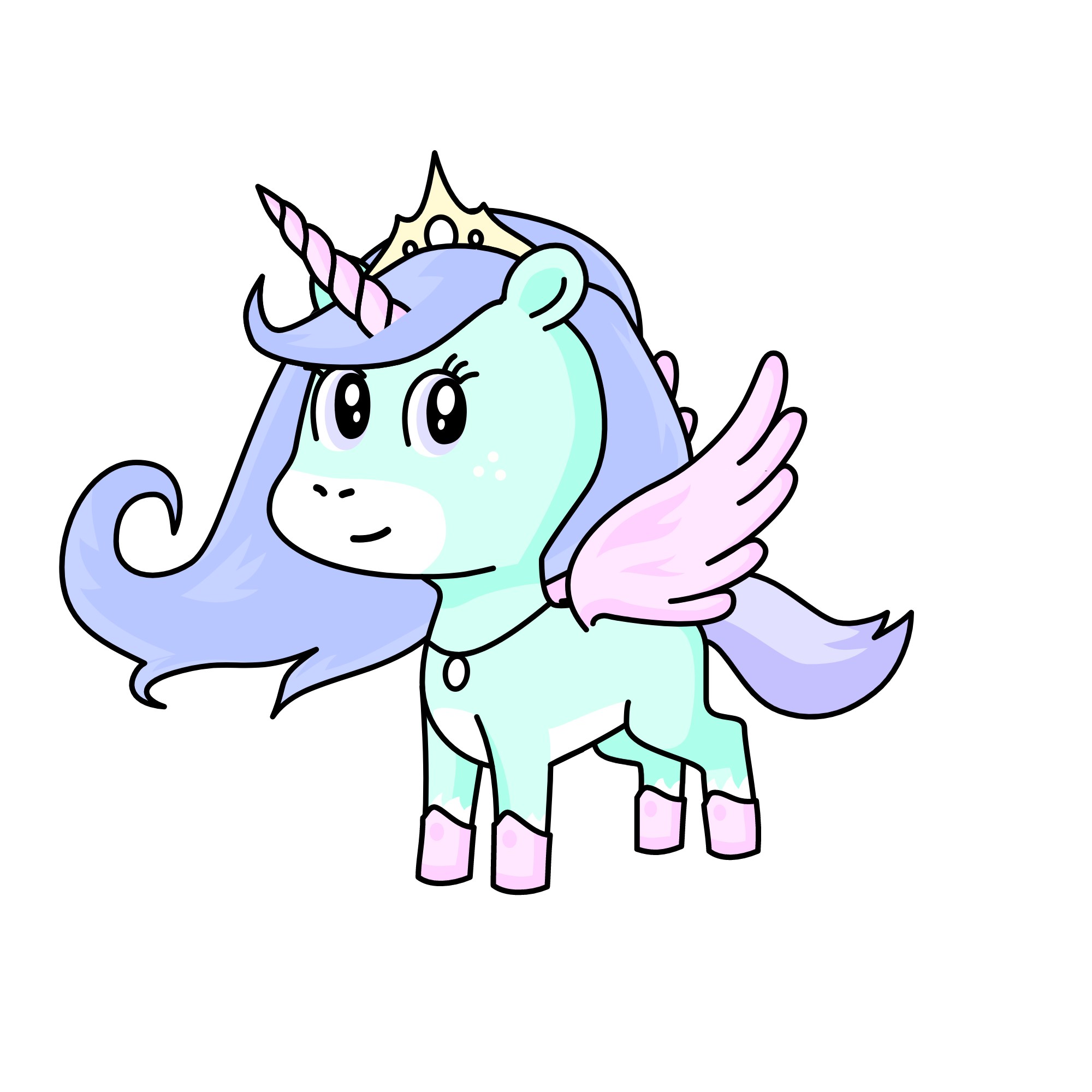 Coral, the unicorn