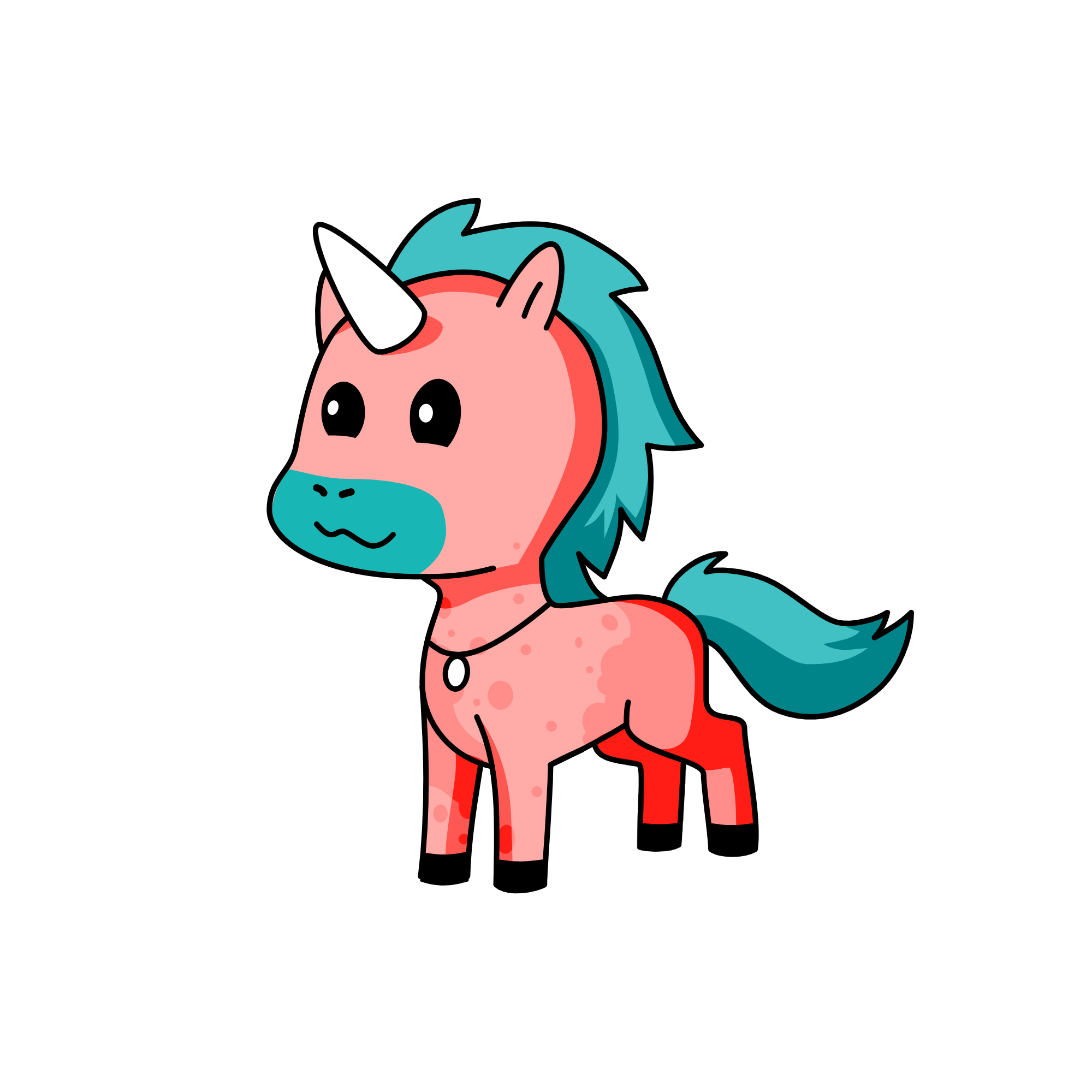 Cotton candy, the unicorn