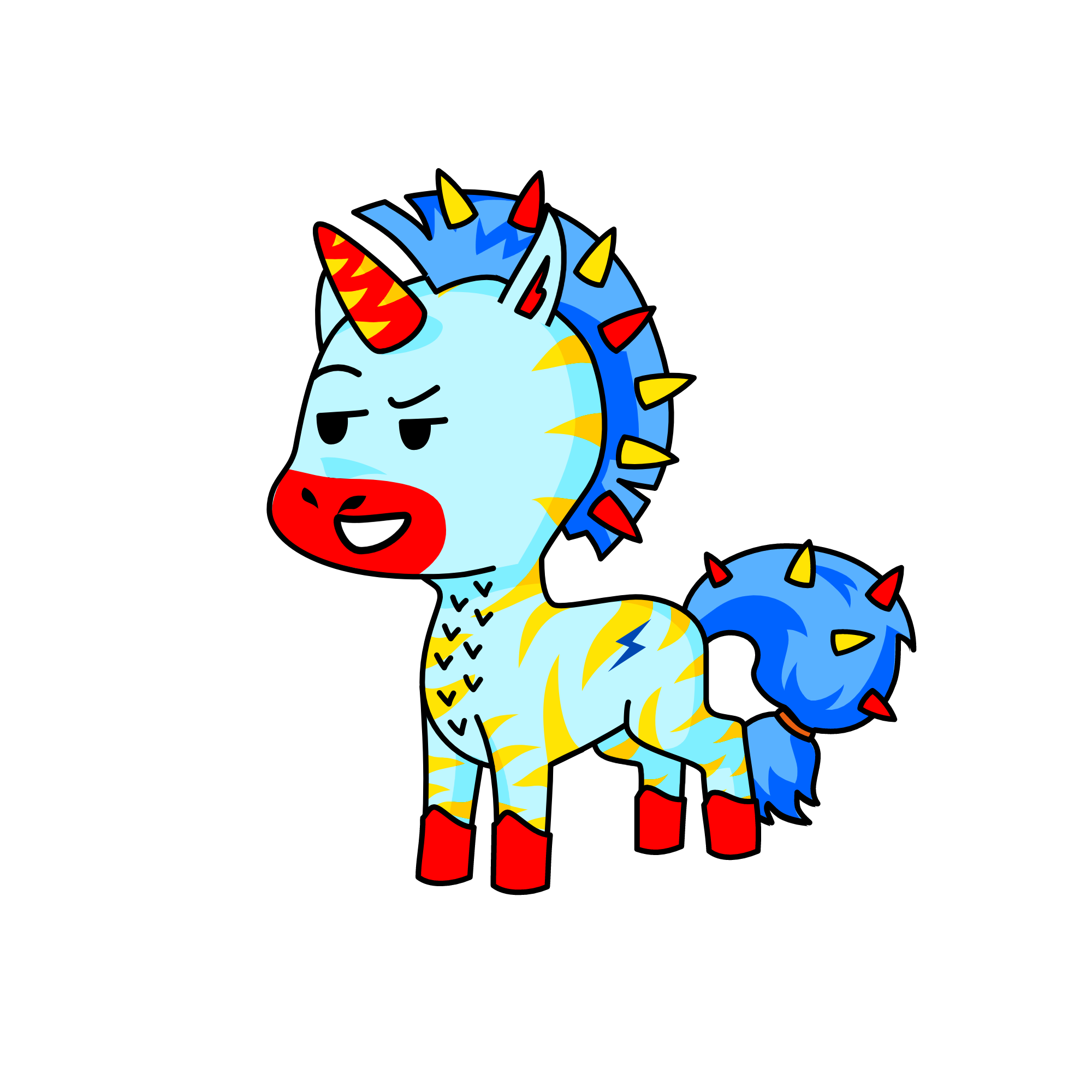 Punky, the unicorn