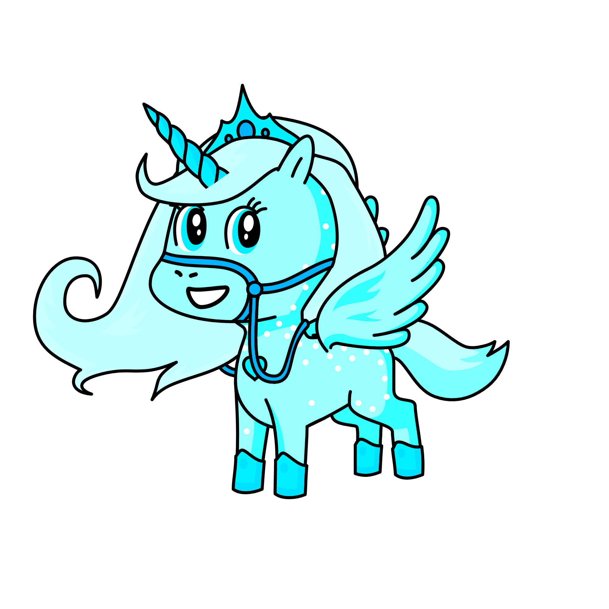 ice queen, the unicorn