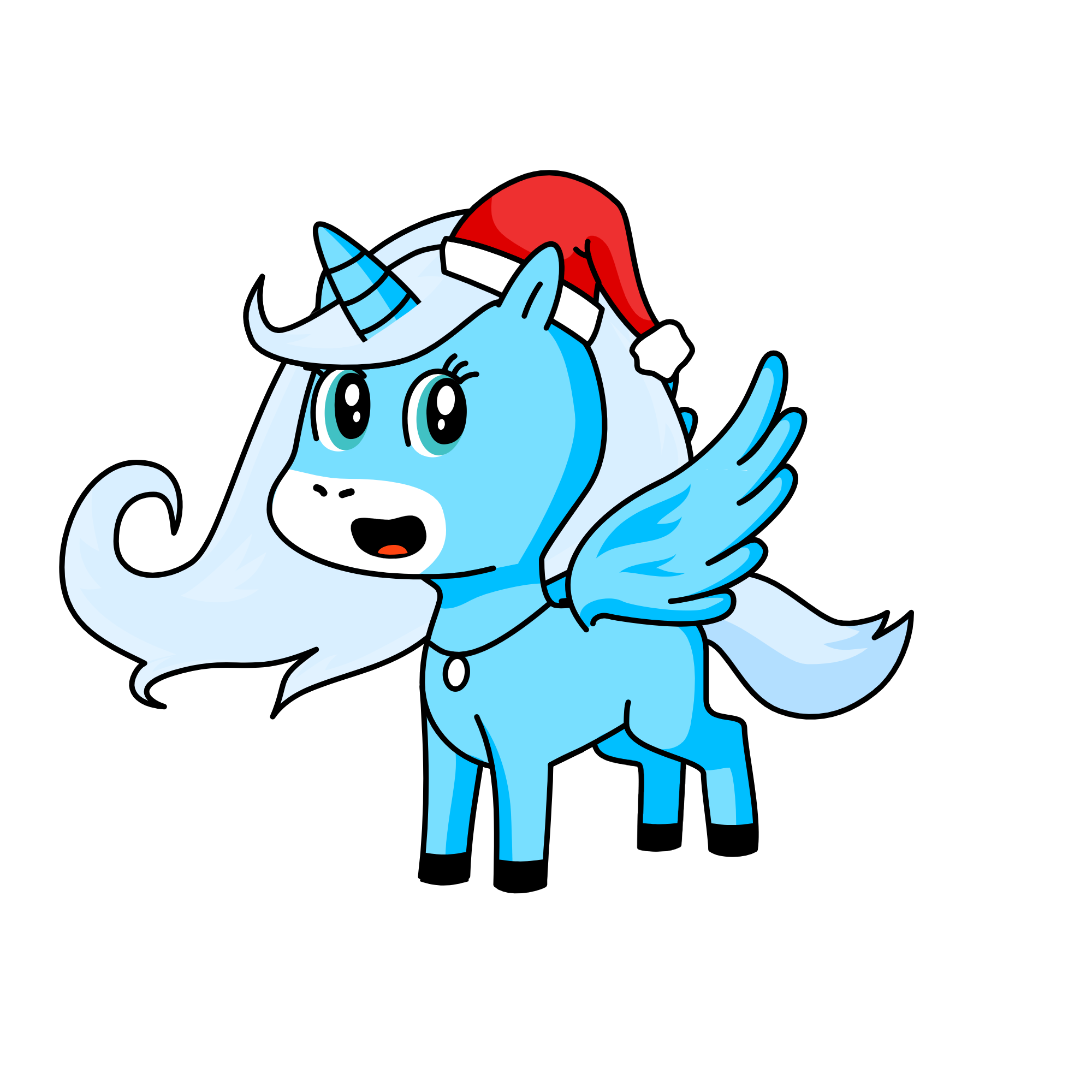 sniegė, the unicorn