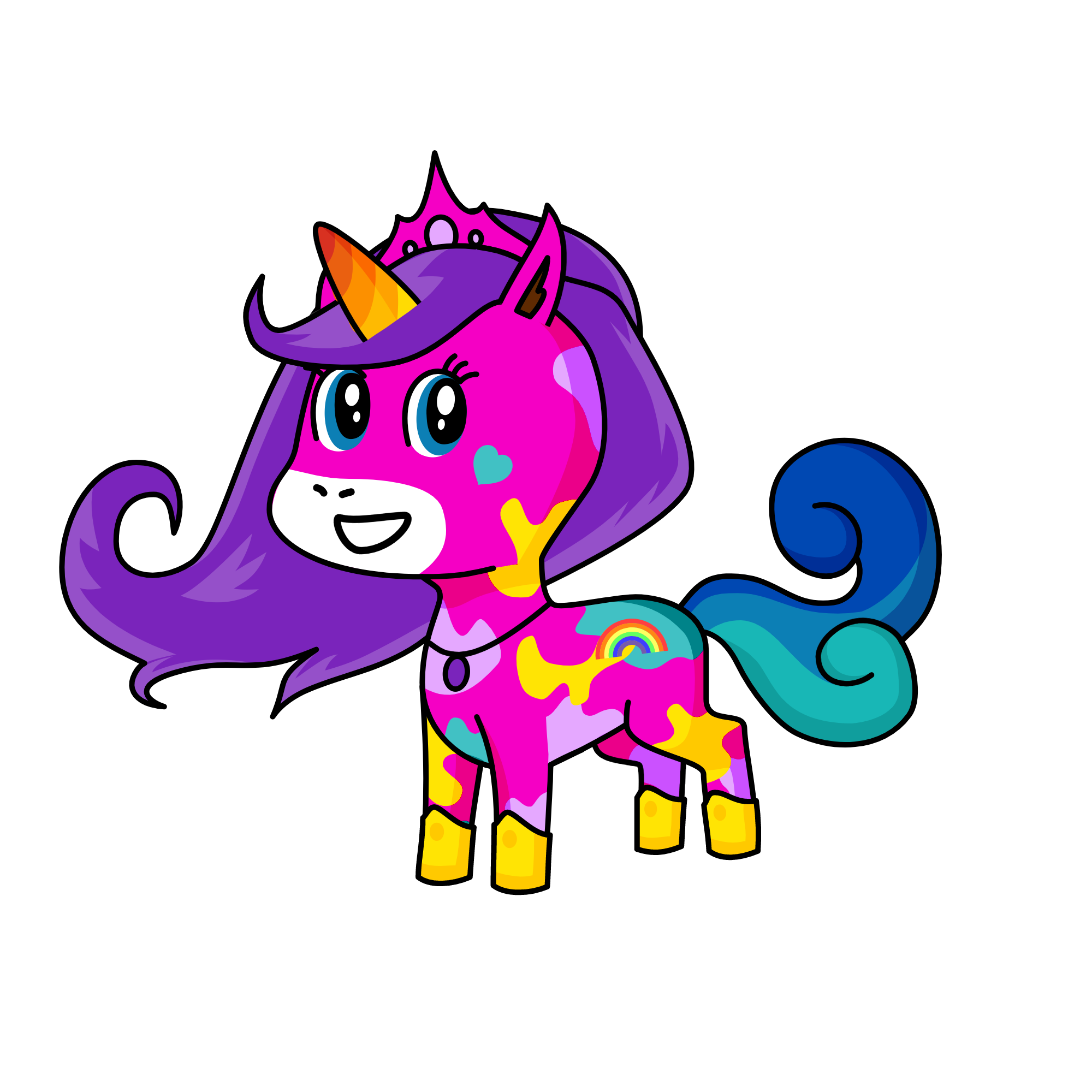 T T R R, the unicorn