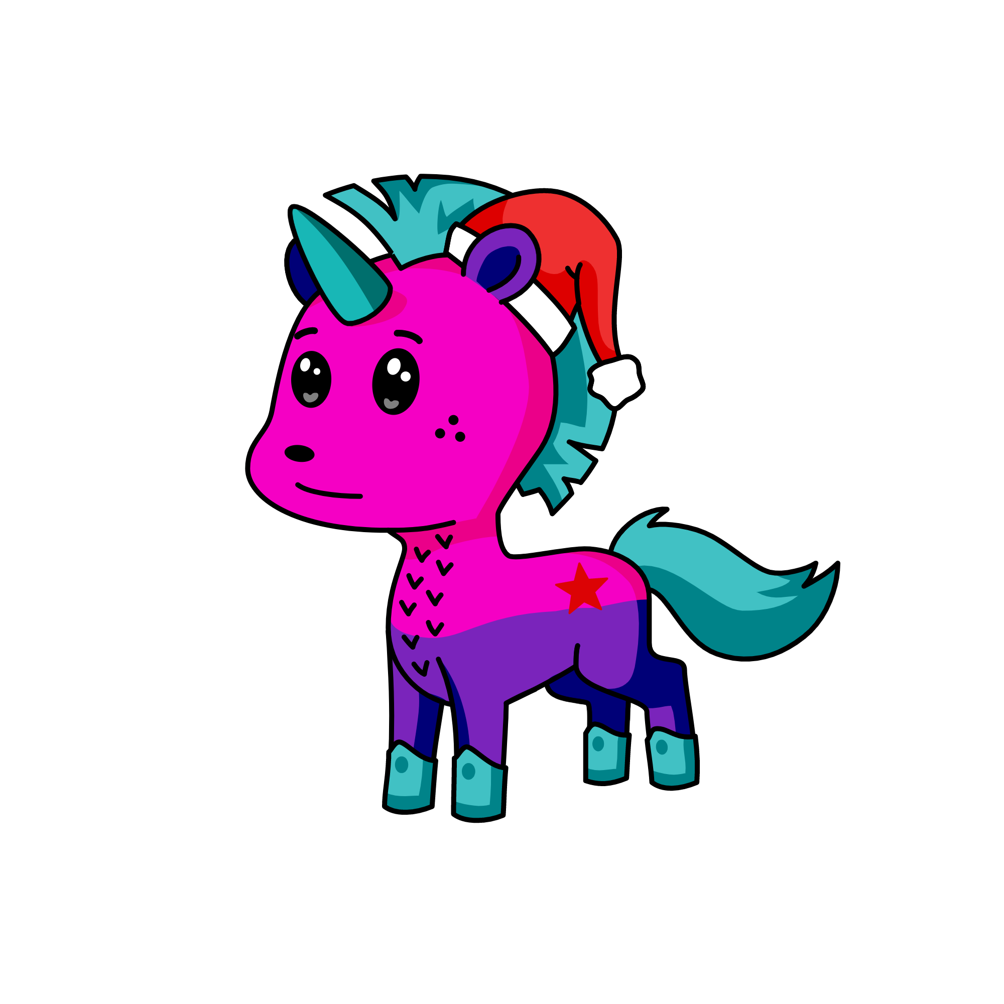 Periwinkle, the unicorn