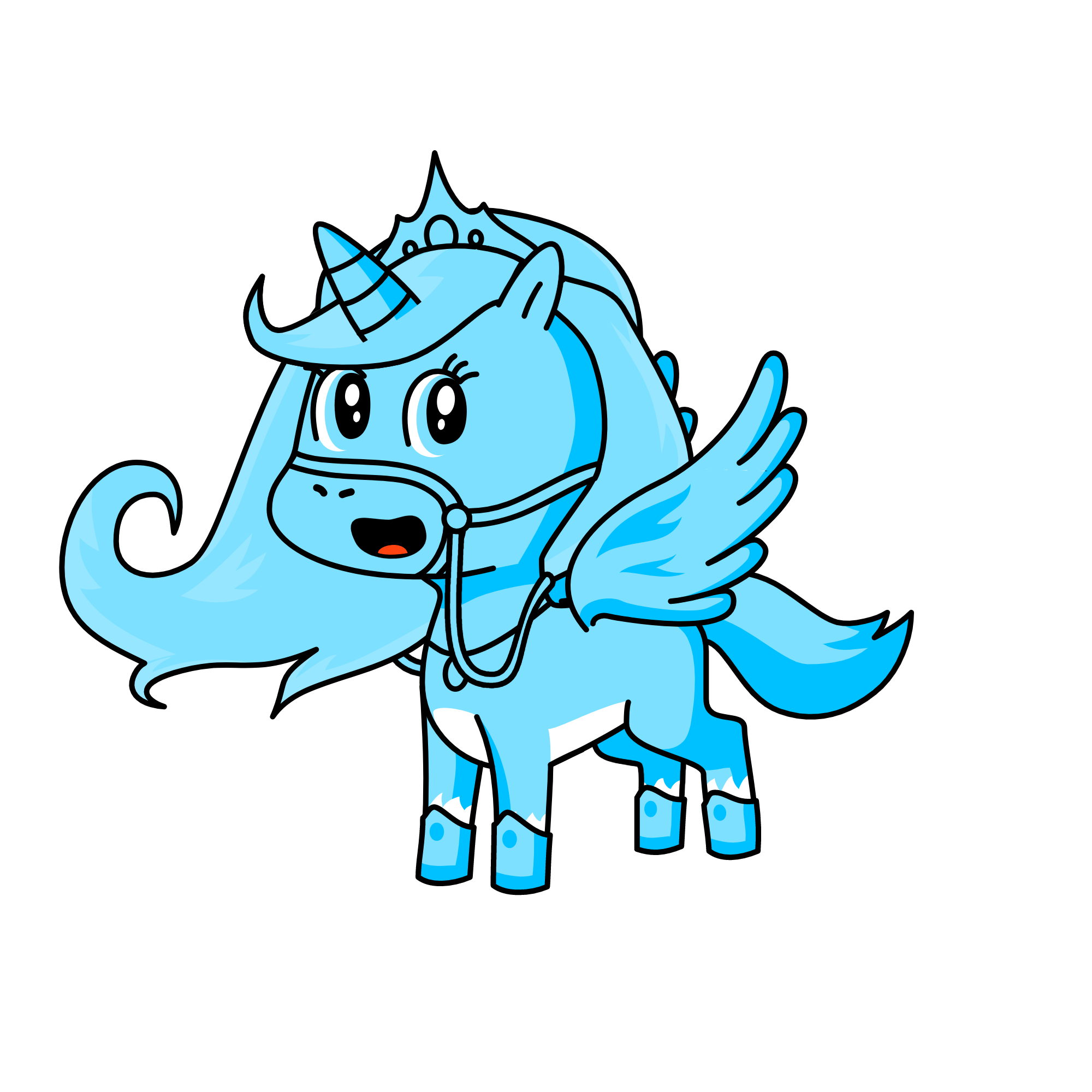 ledo pricesė, the unicorn