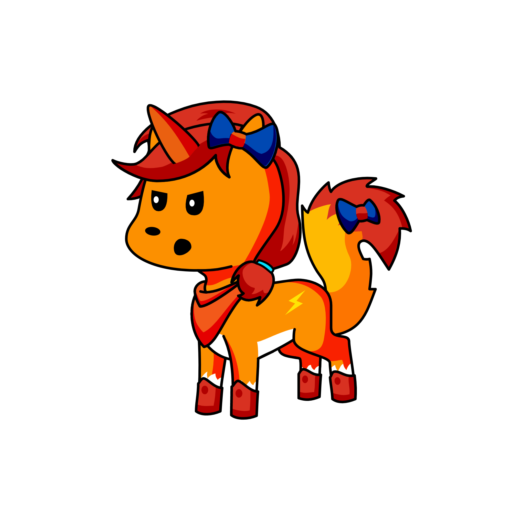 the fighter (werewolf unicorn), the unicorn
