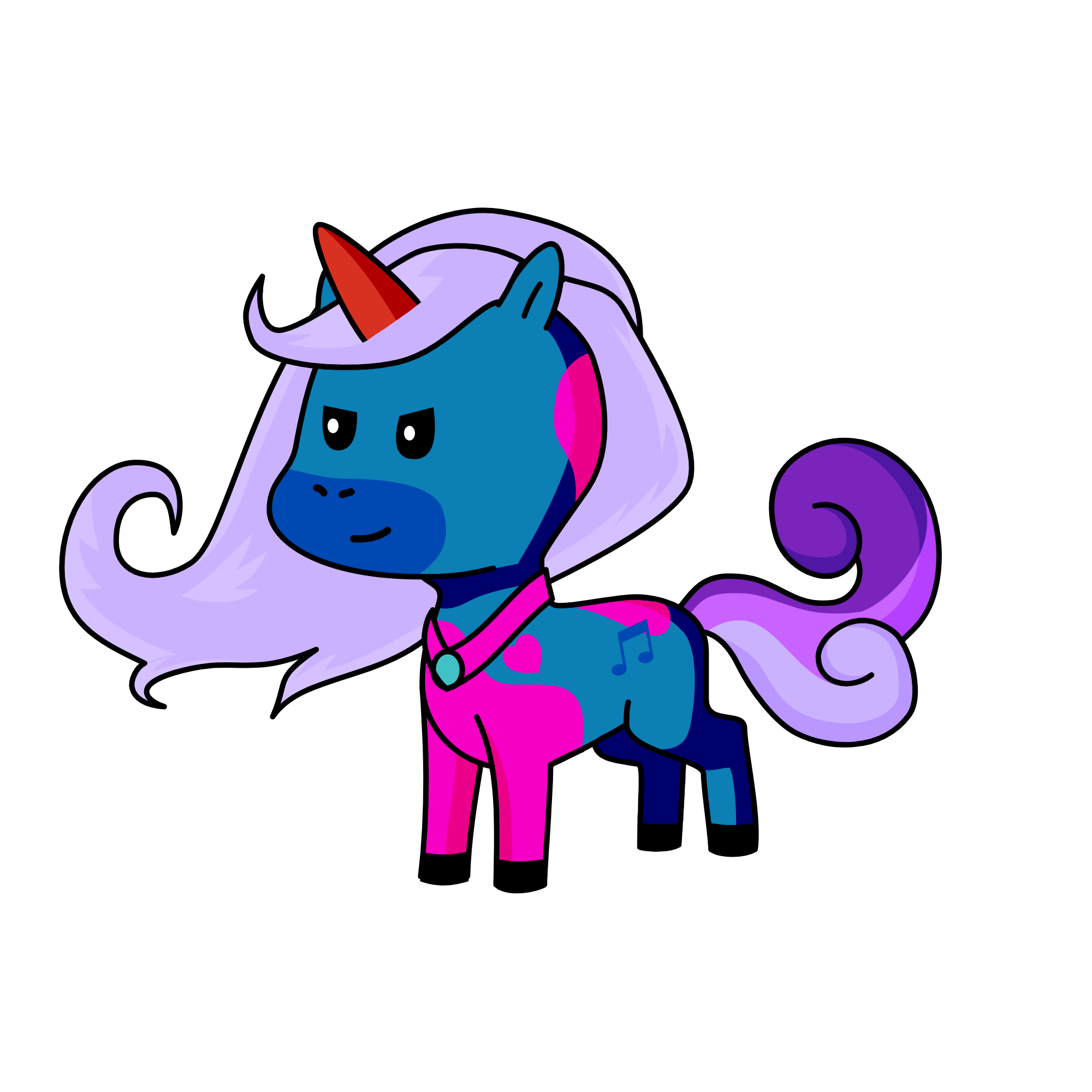 Evely, the unicorn