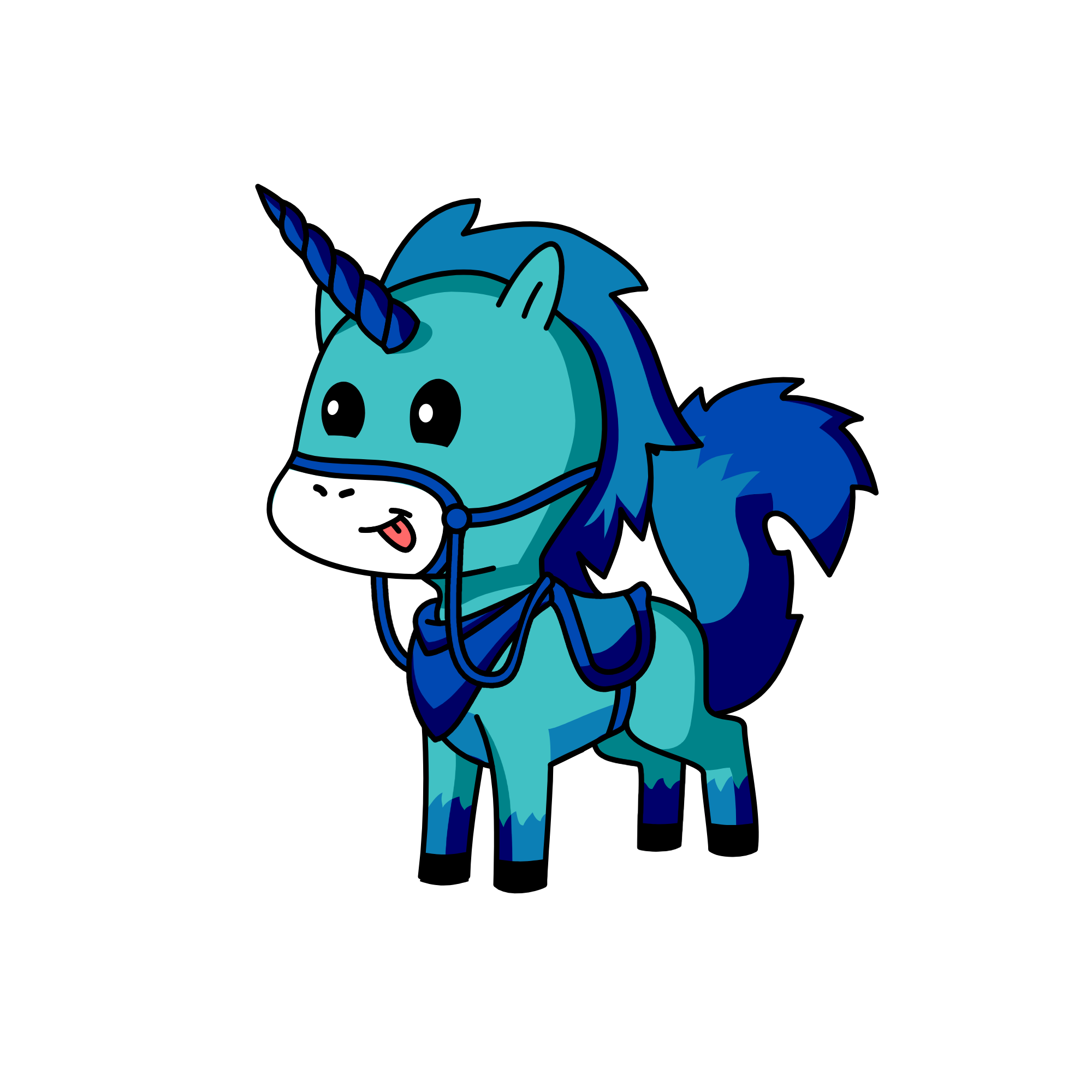 lucky , the unicorn