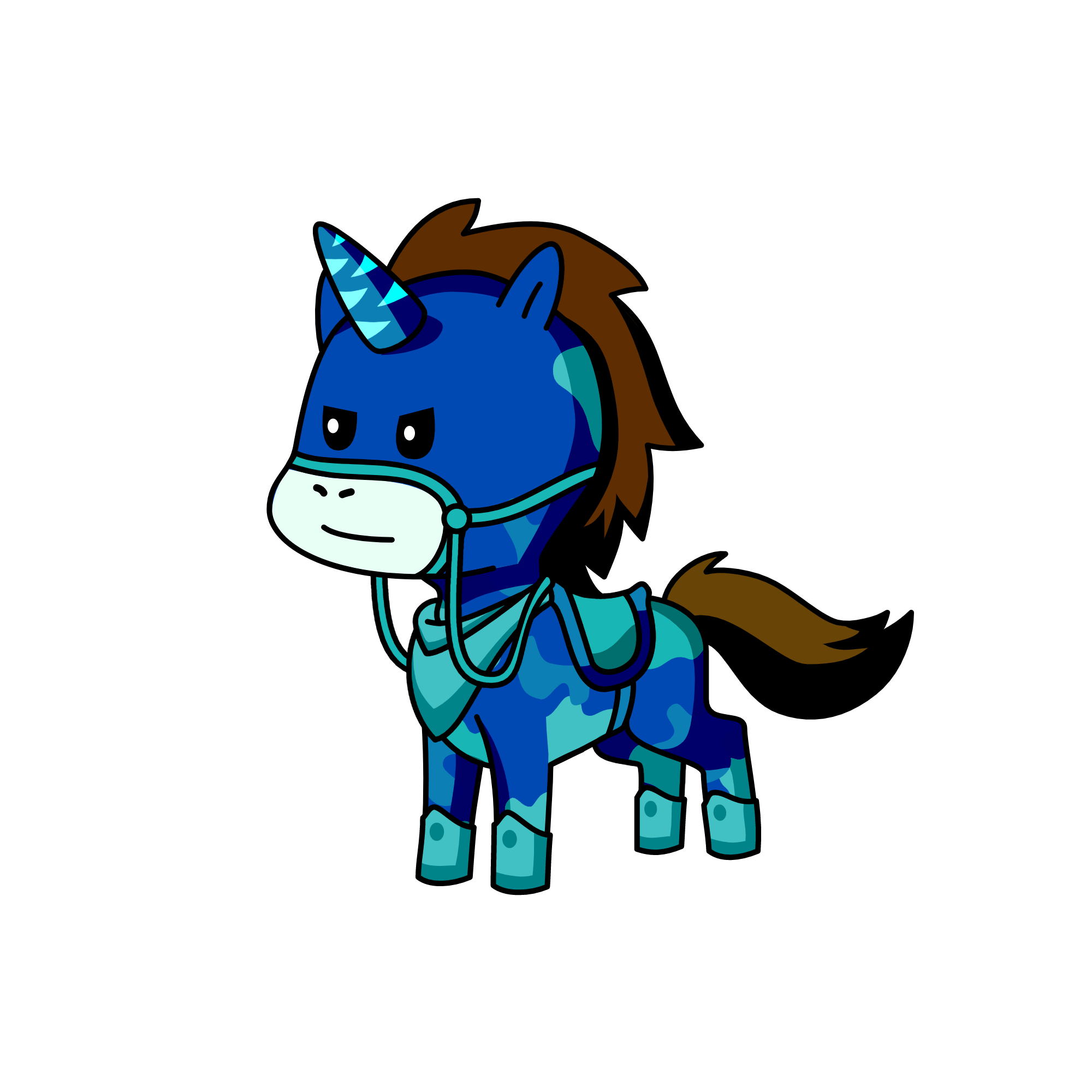 darrk horse , the unicorn