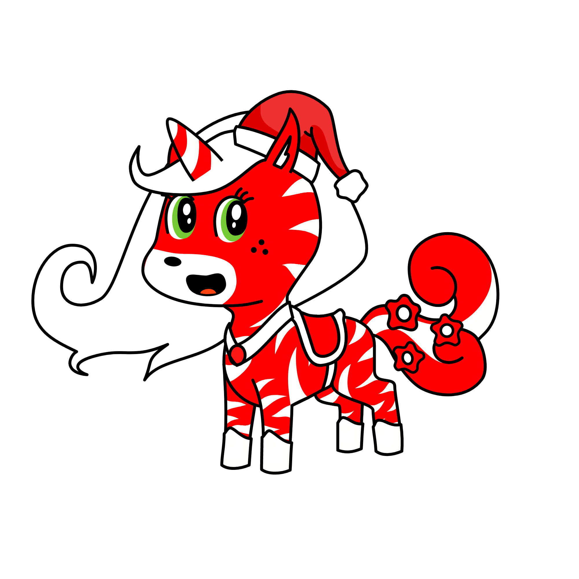 santas helper, the unicorn