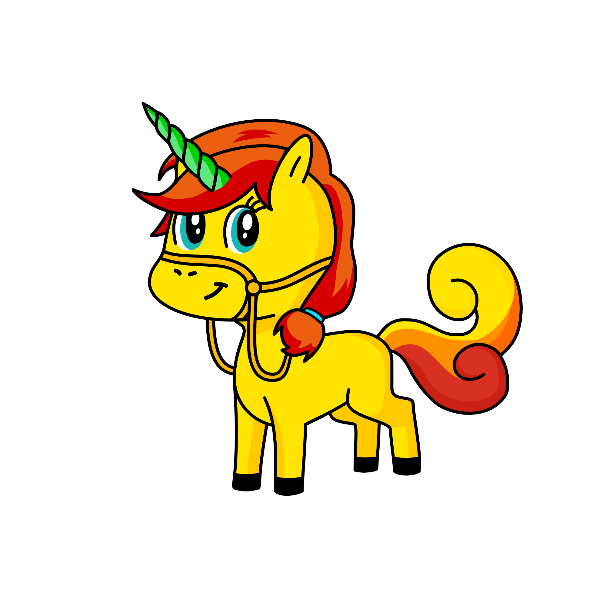 flame, the unicorn