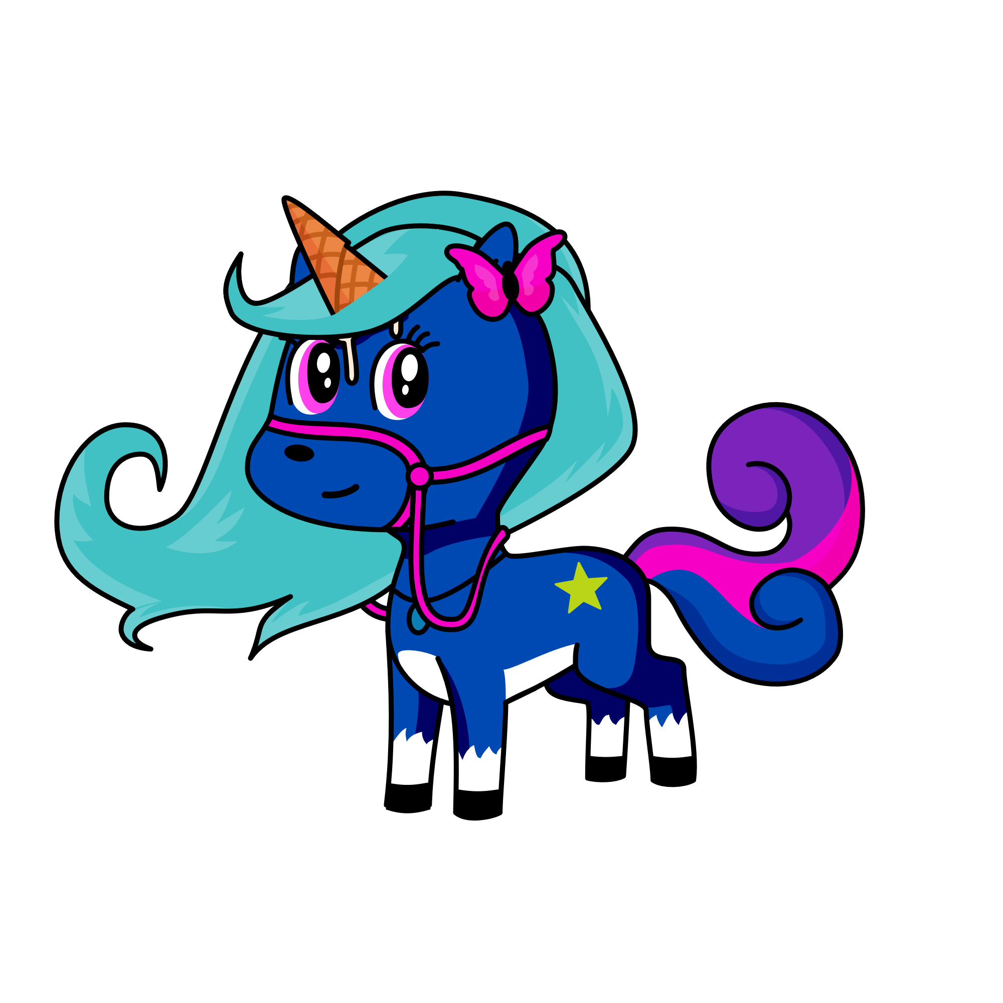 Icii, the unicorn