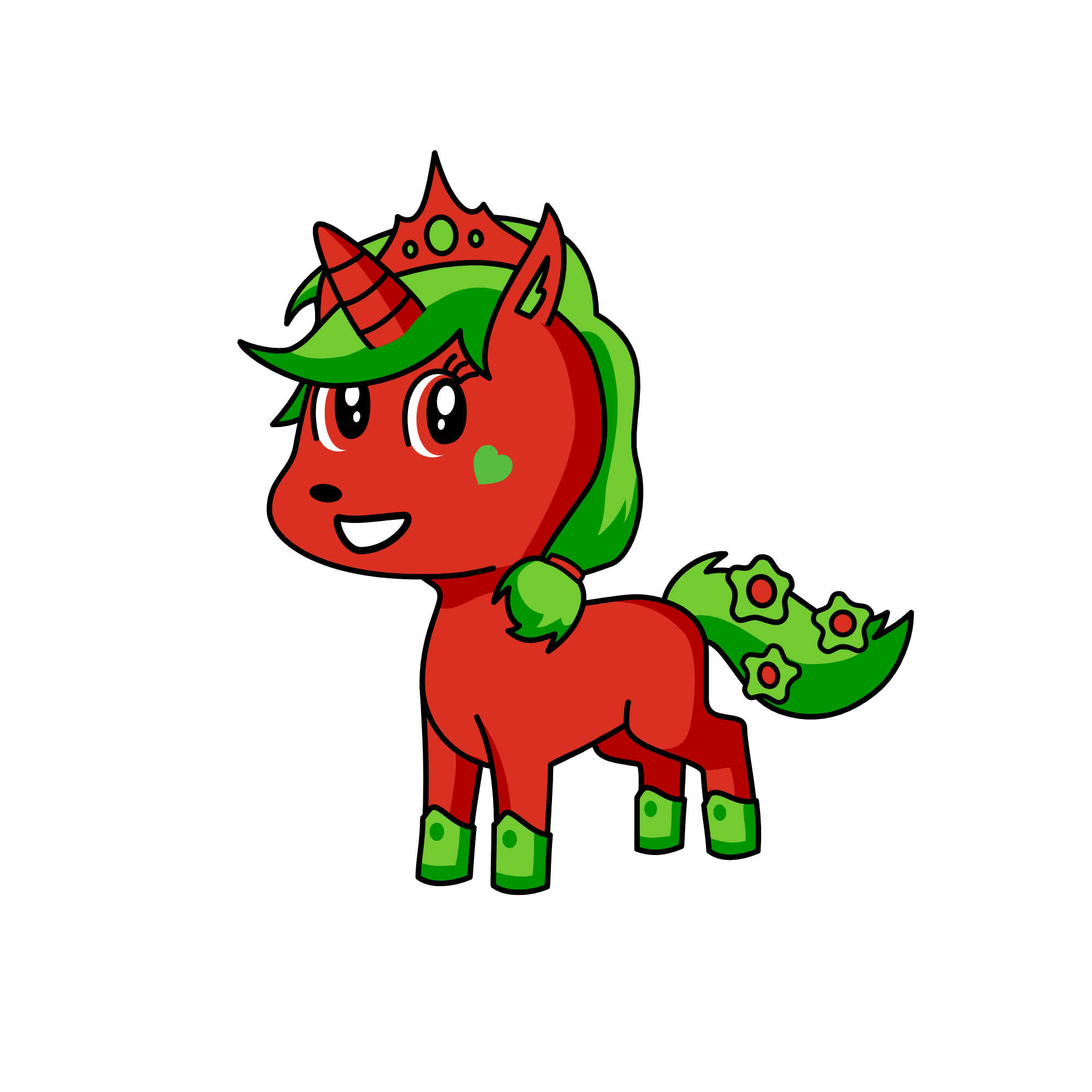 Santa's Little Helper, the unicorn