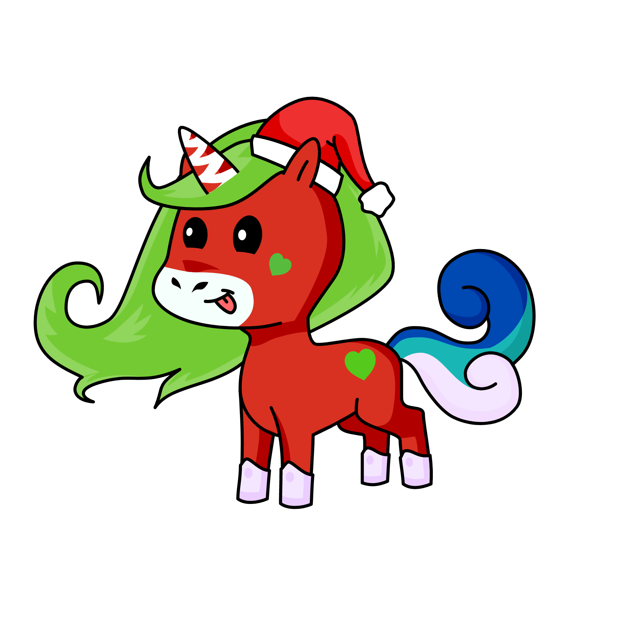 Mary Christmas, the unicorn