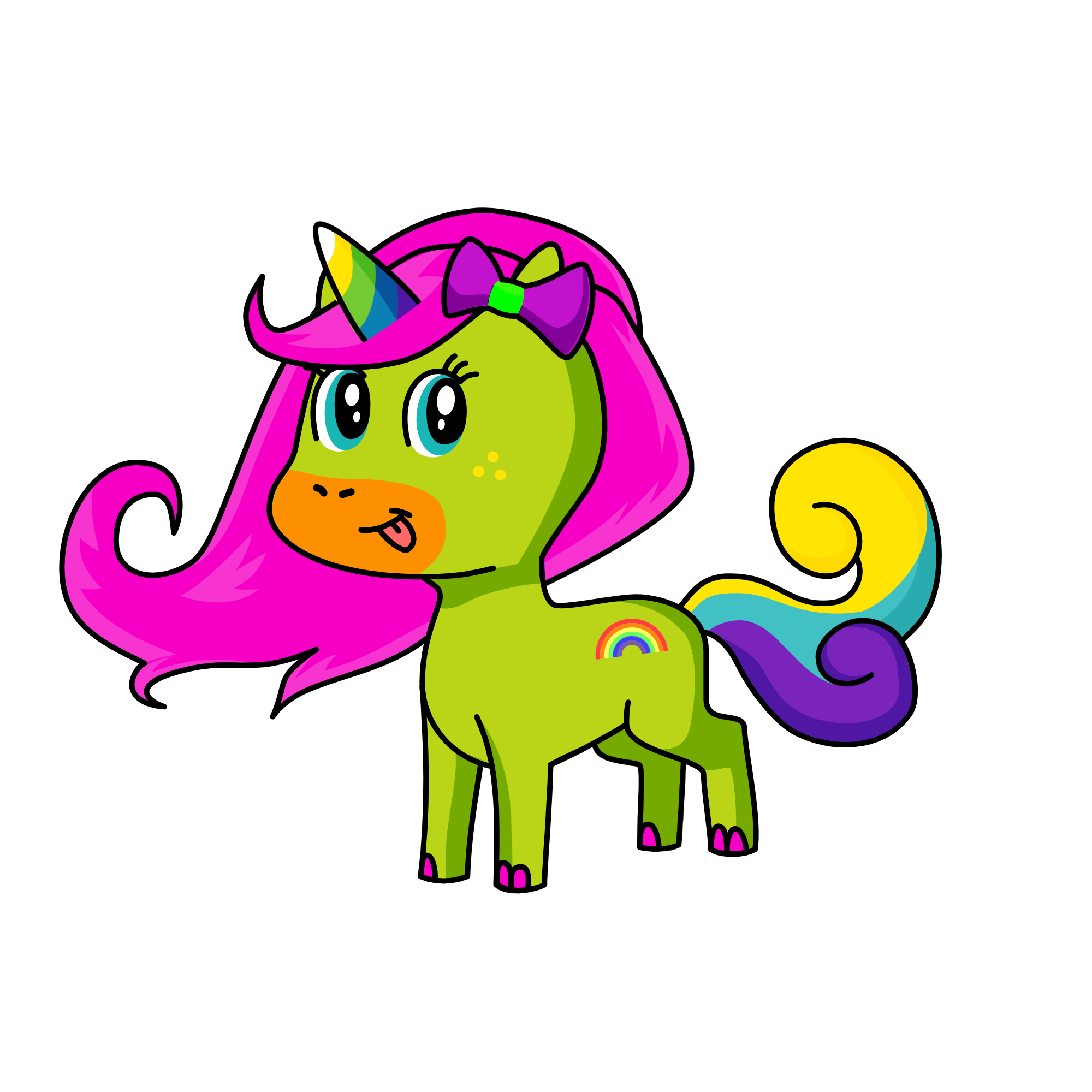 NEON, the unicorn
