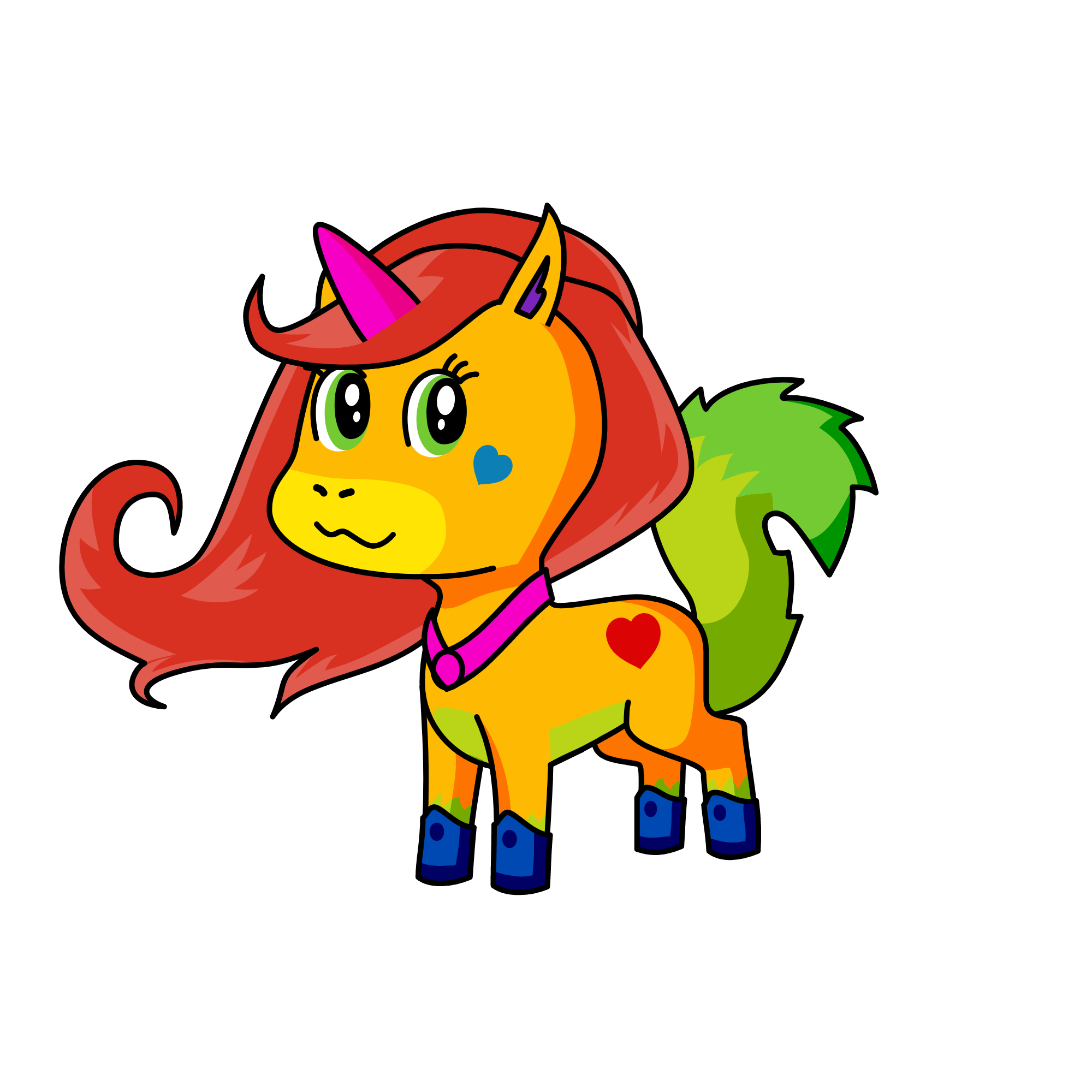 rainbow, the unicorn