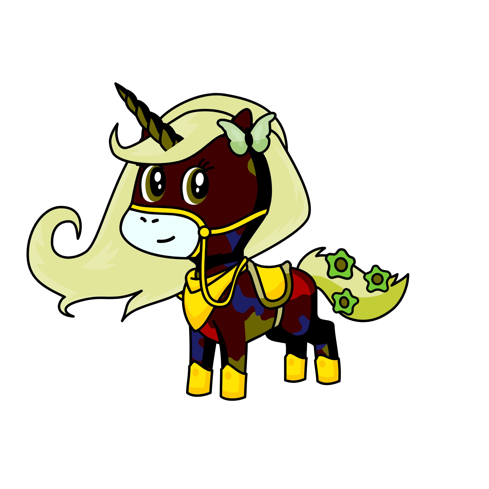 butterfly, the unicorn