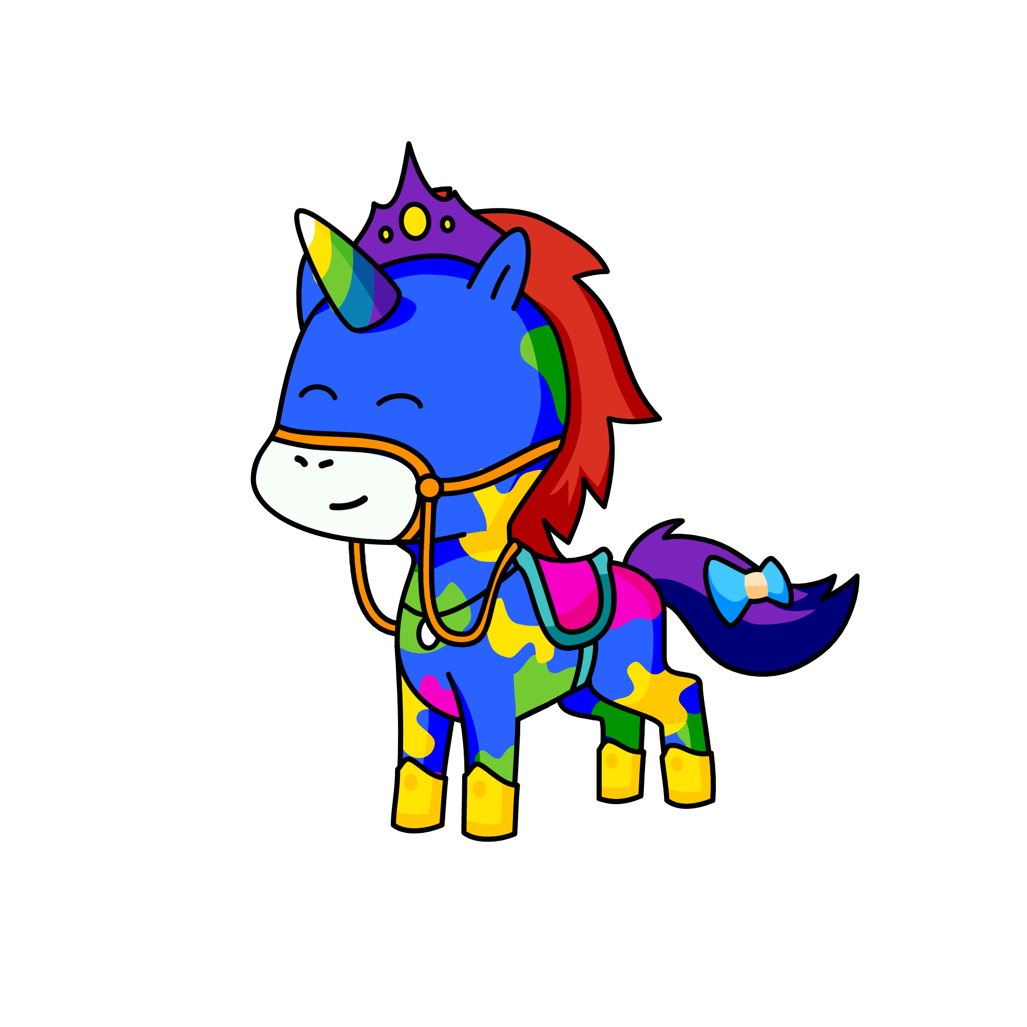 rainbow, the unicorn