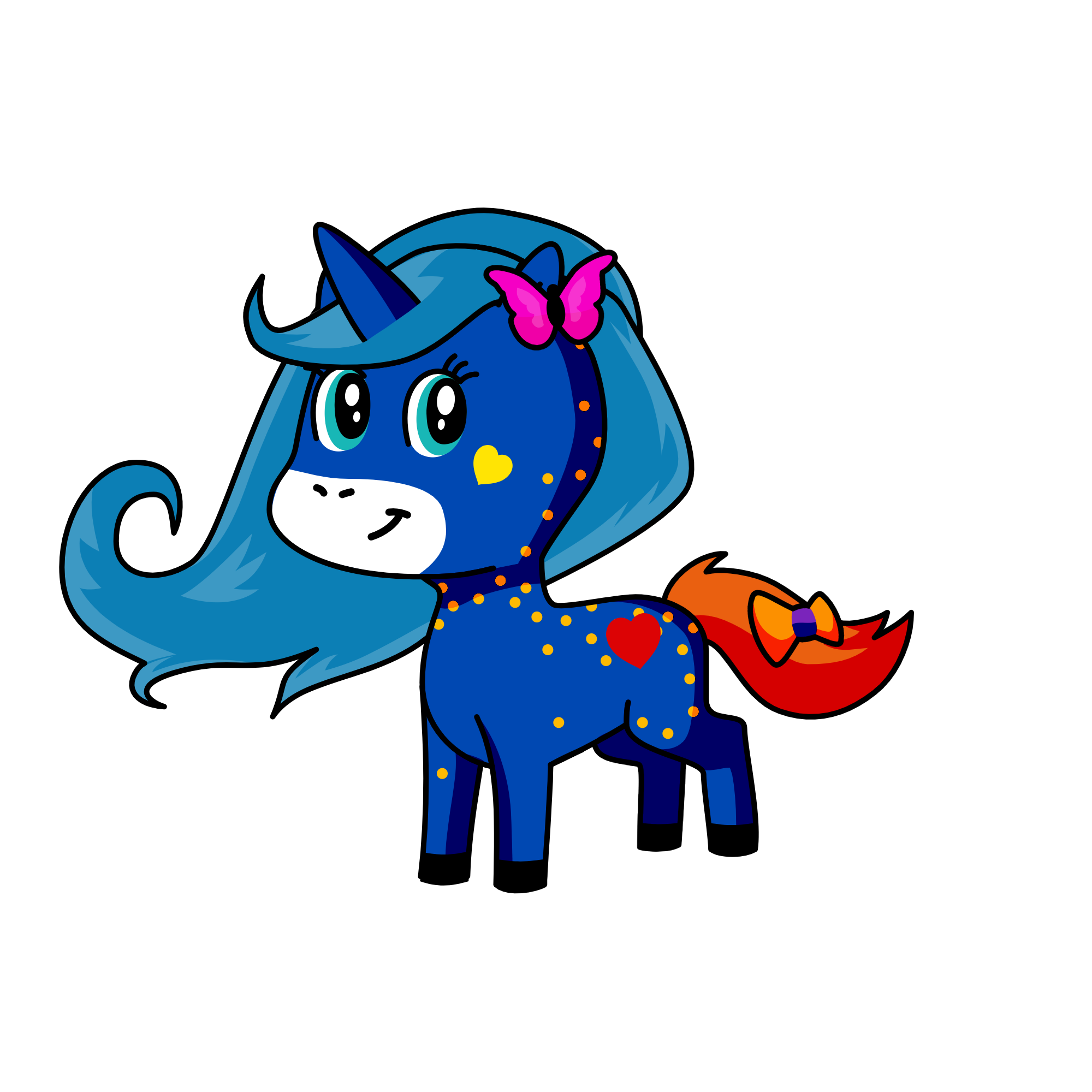 water and jungle, the unicorn