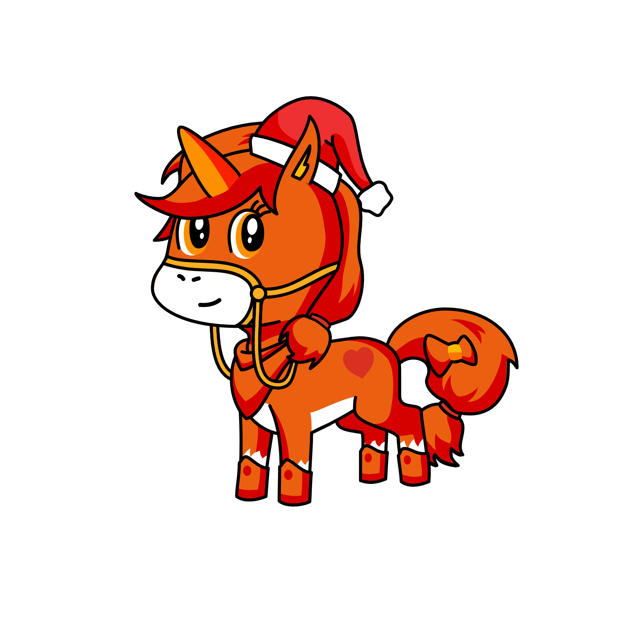 merry Christmas, the unicorn