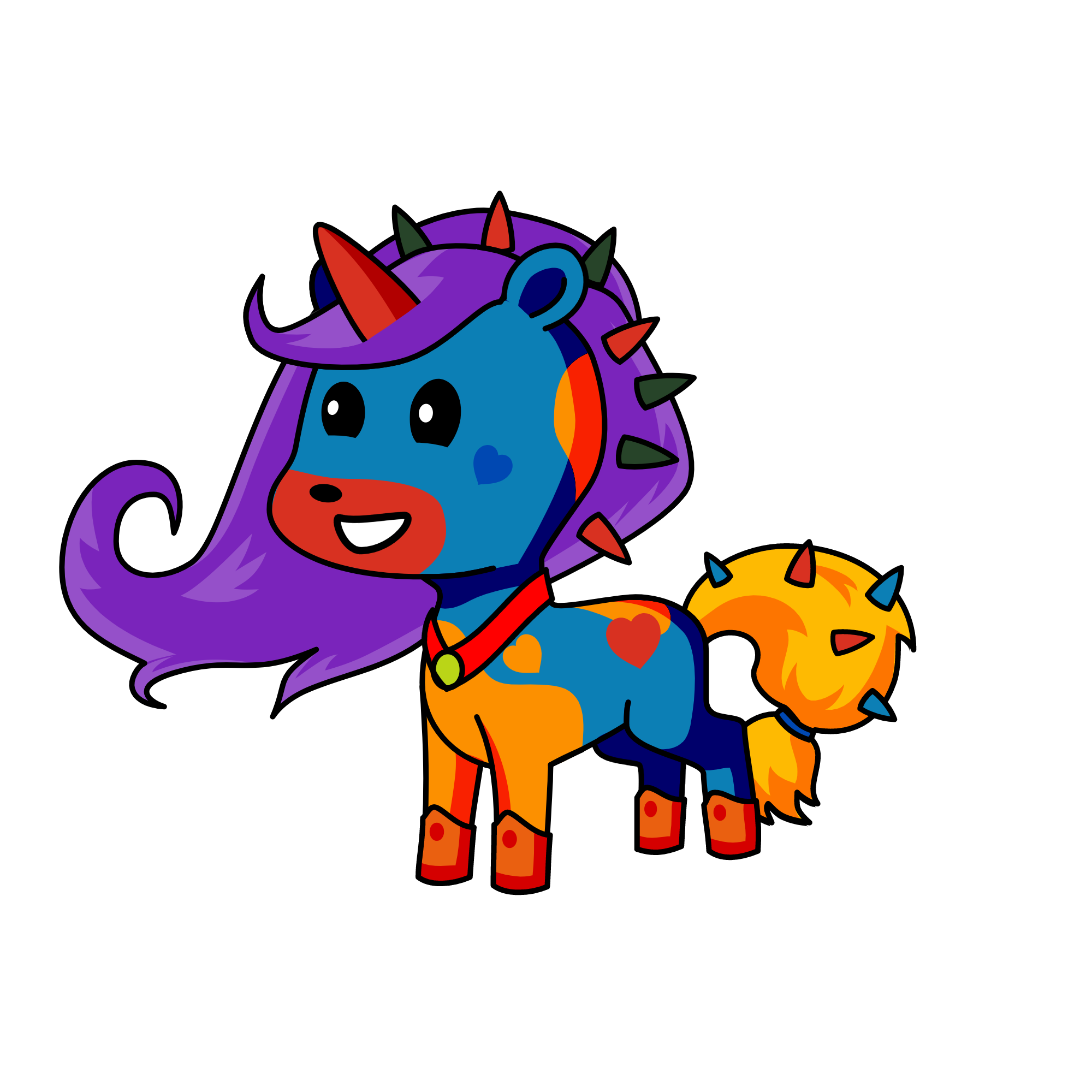 DEVIL BOY, the unicorn