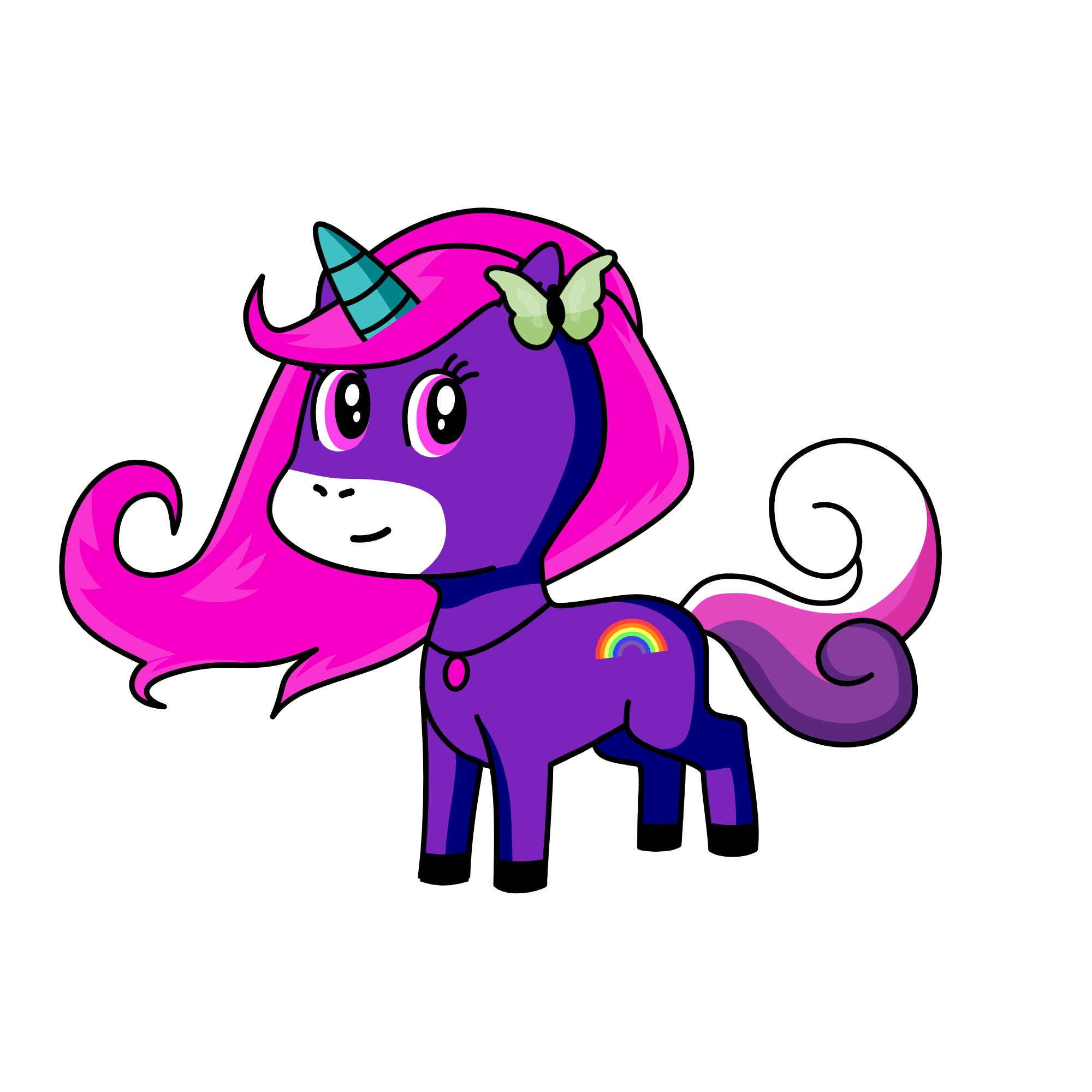 GİGİ, the unicorn