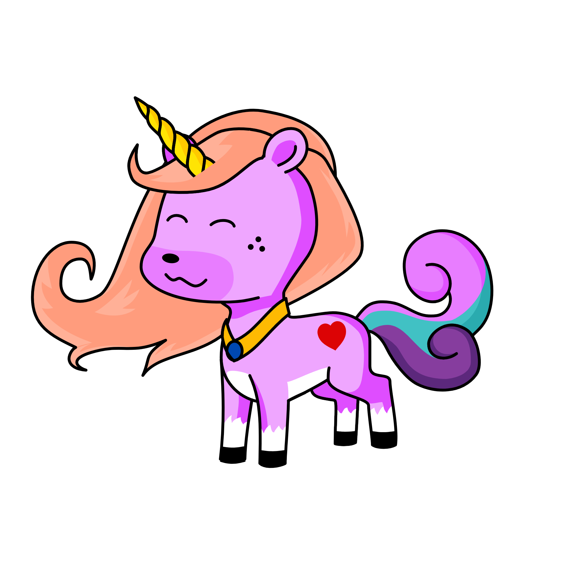 younicat , the unicorn