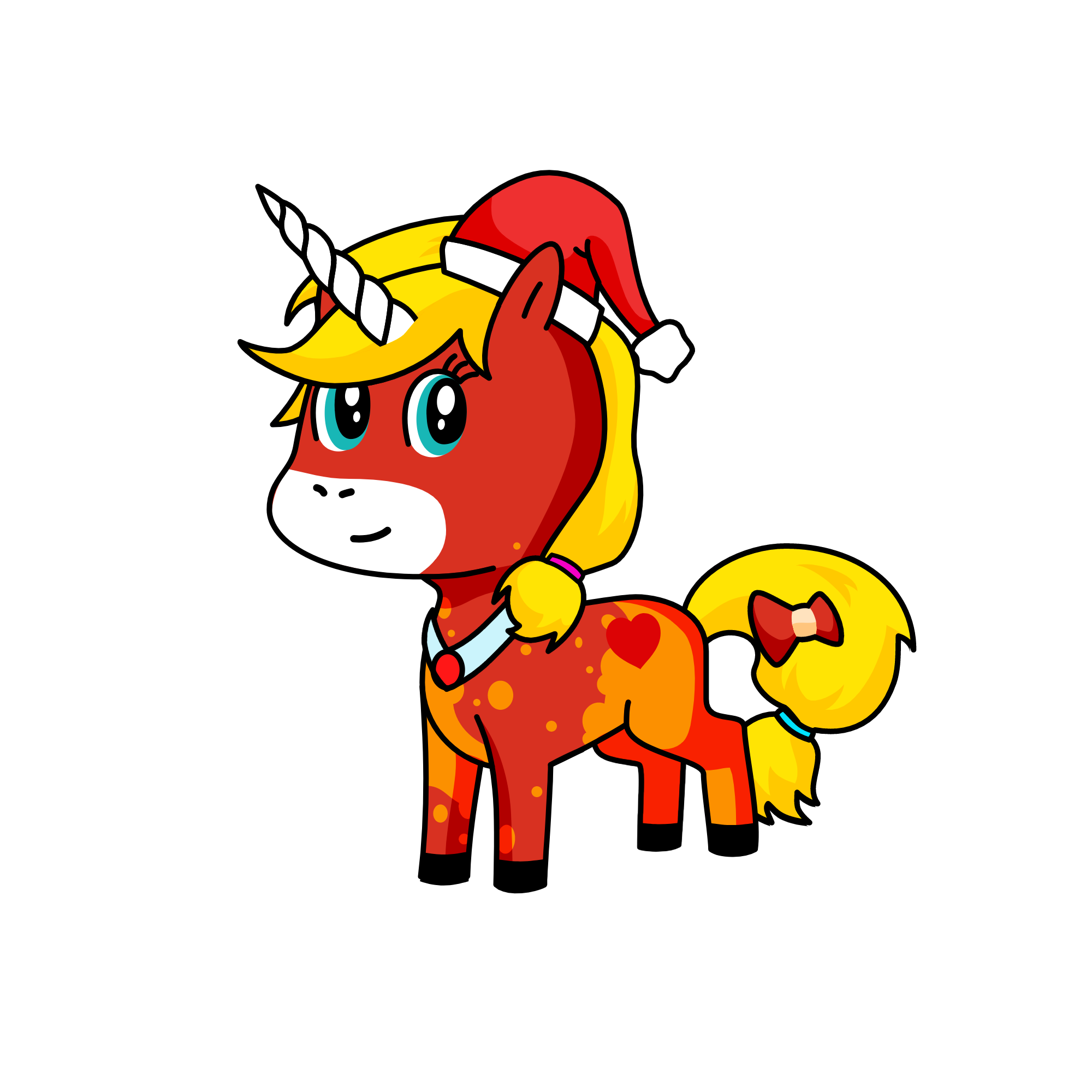 Winter Rose, the unicorn