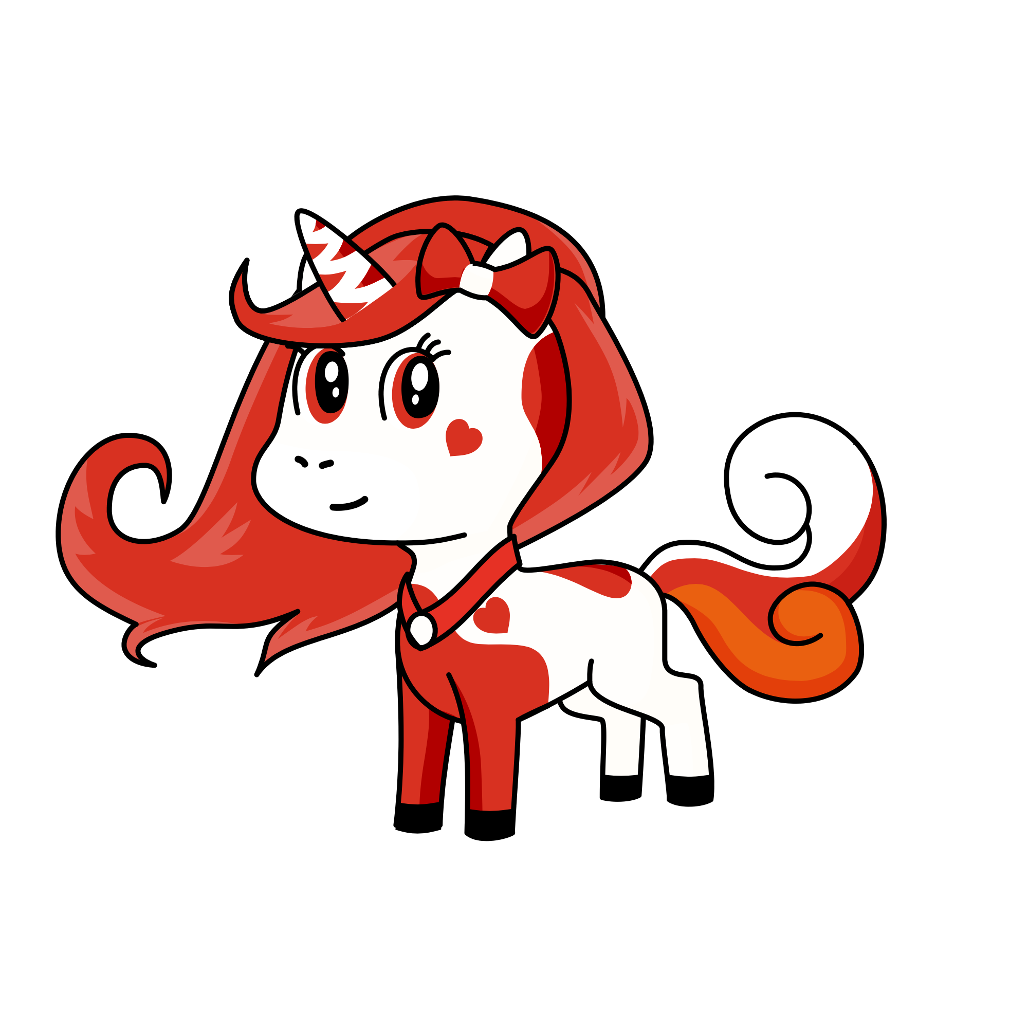 Crimson bee corn, the unicorn
