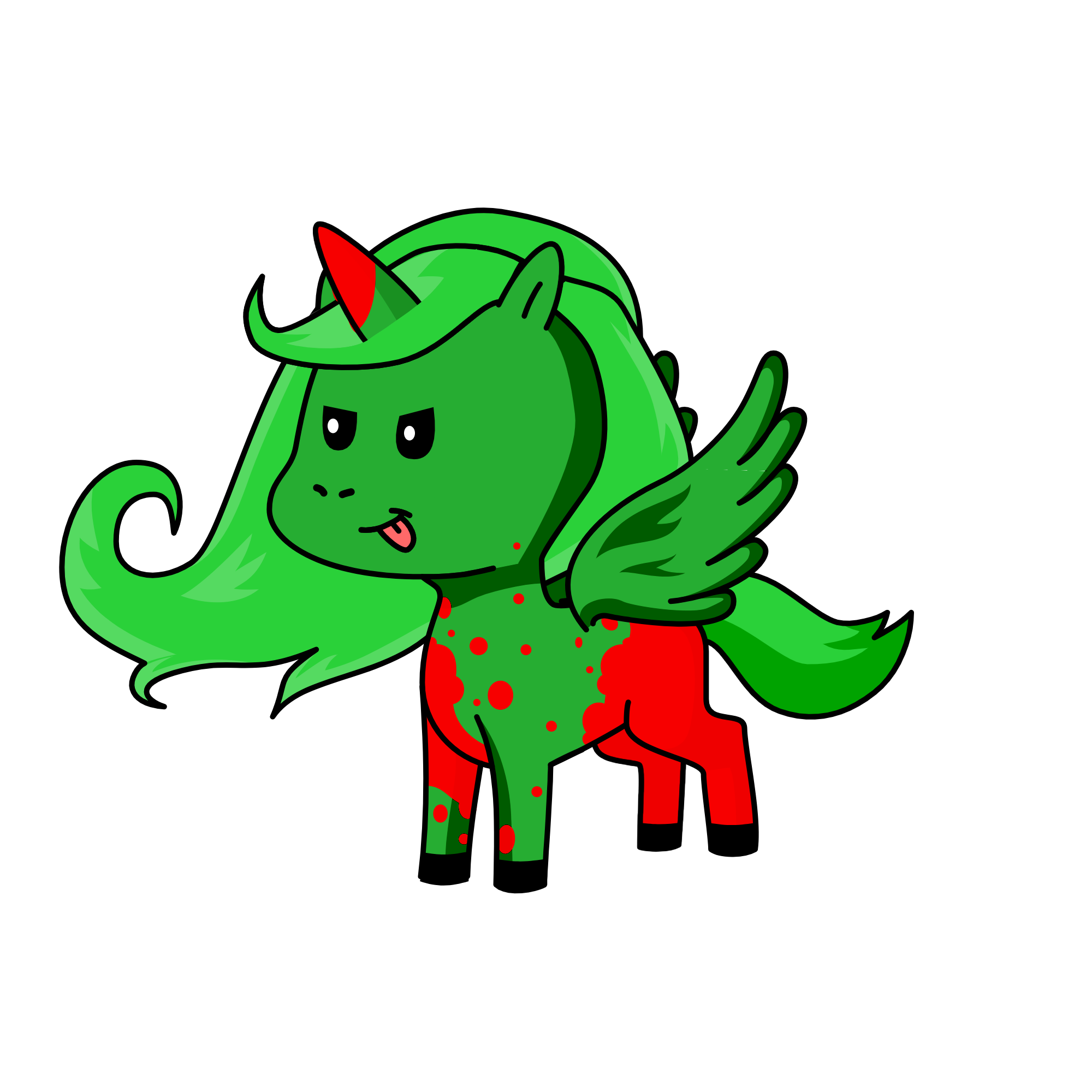 zombie, the unicorn