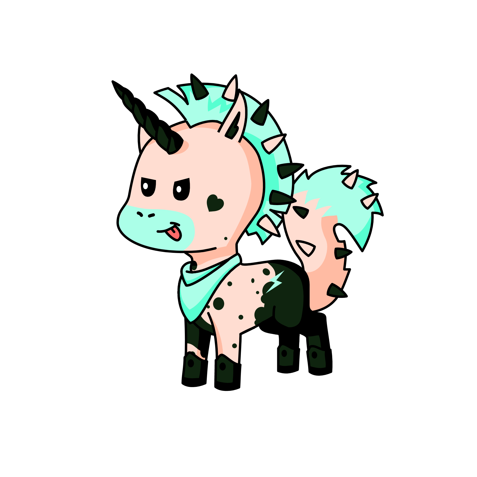 Rocker, the unicorn