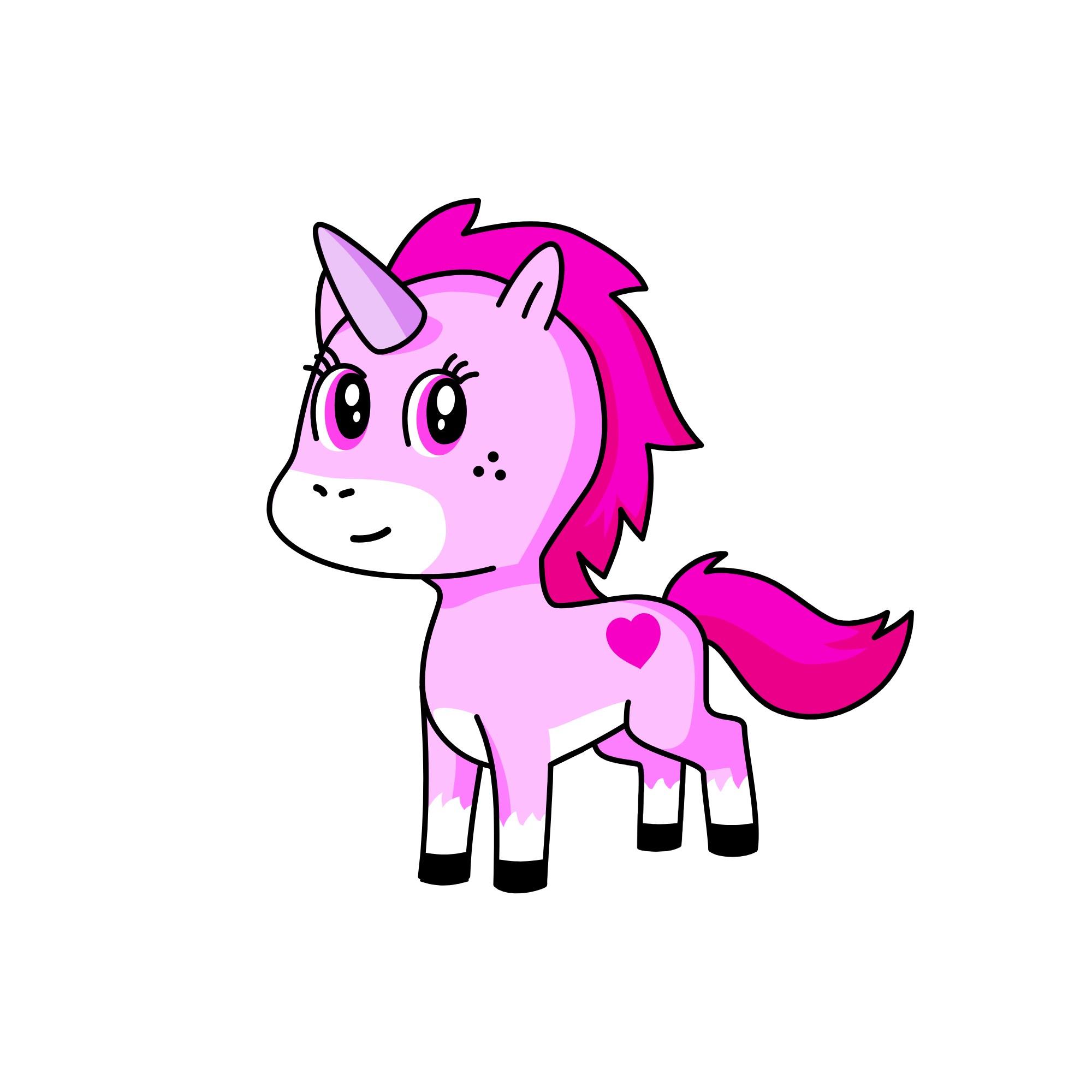 pinky, the unicorn