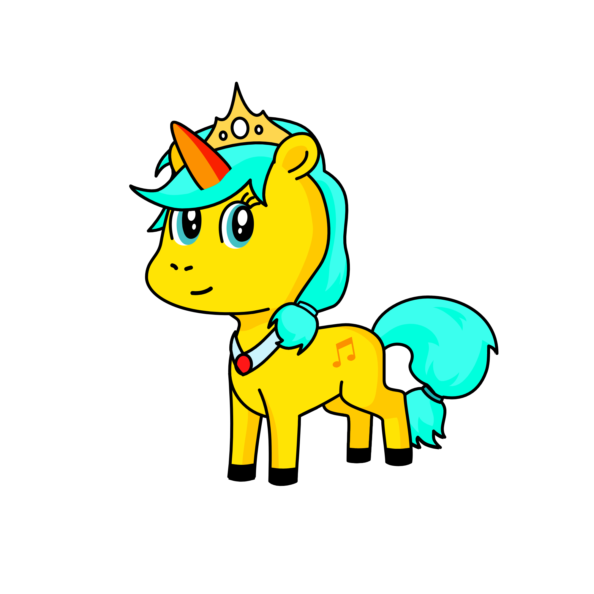 Princess lovely, the unicorn
