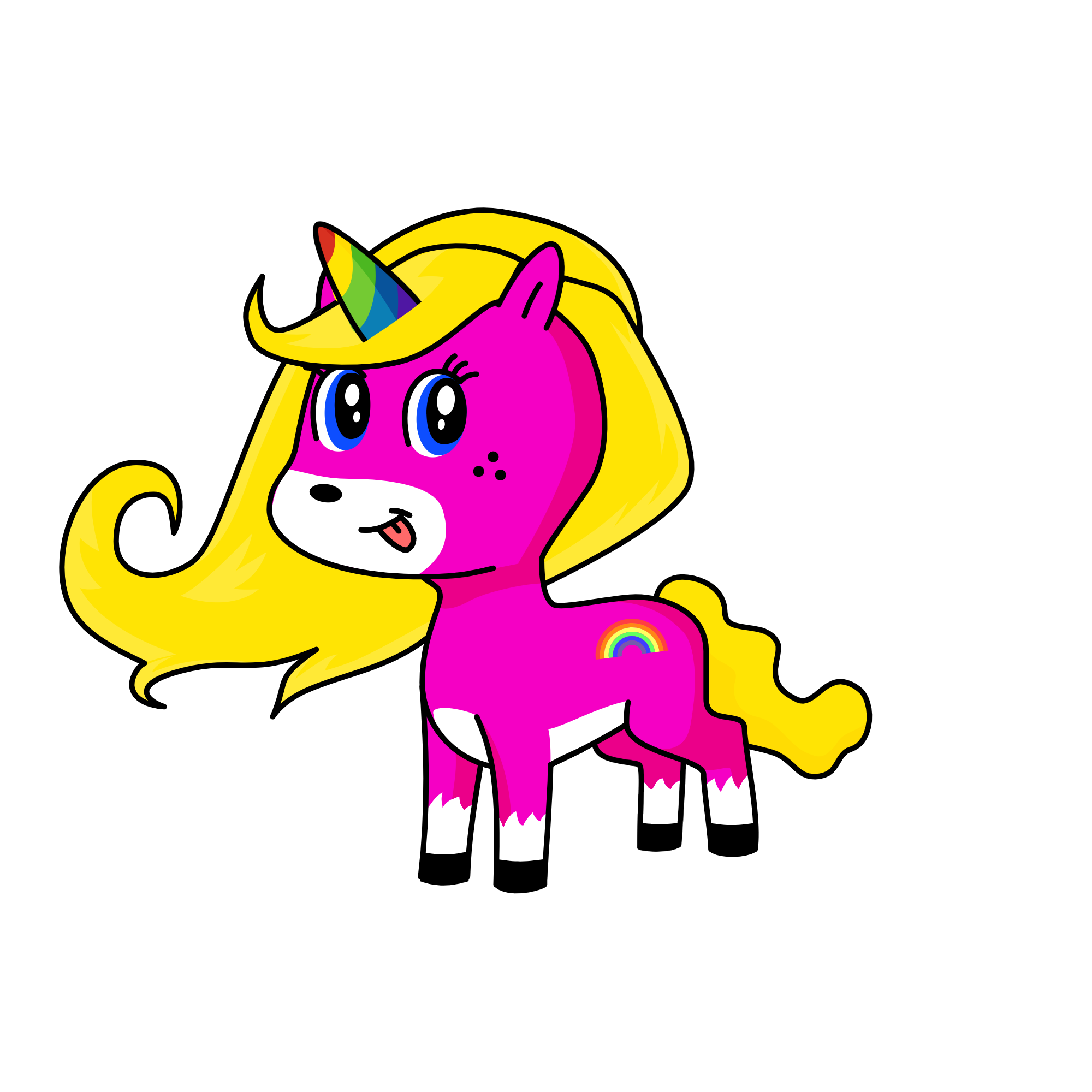 rainbow, the unicorn