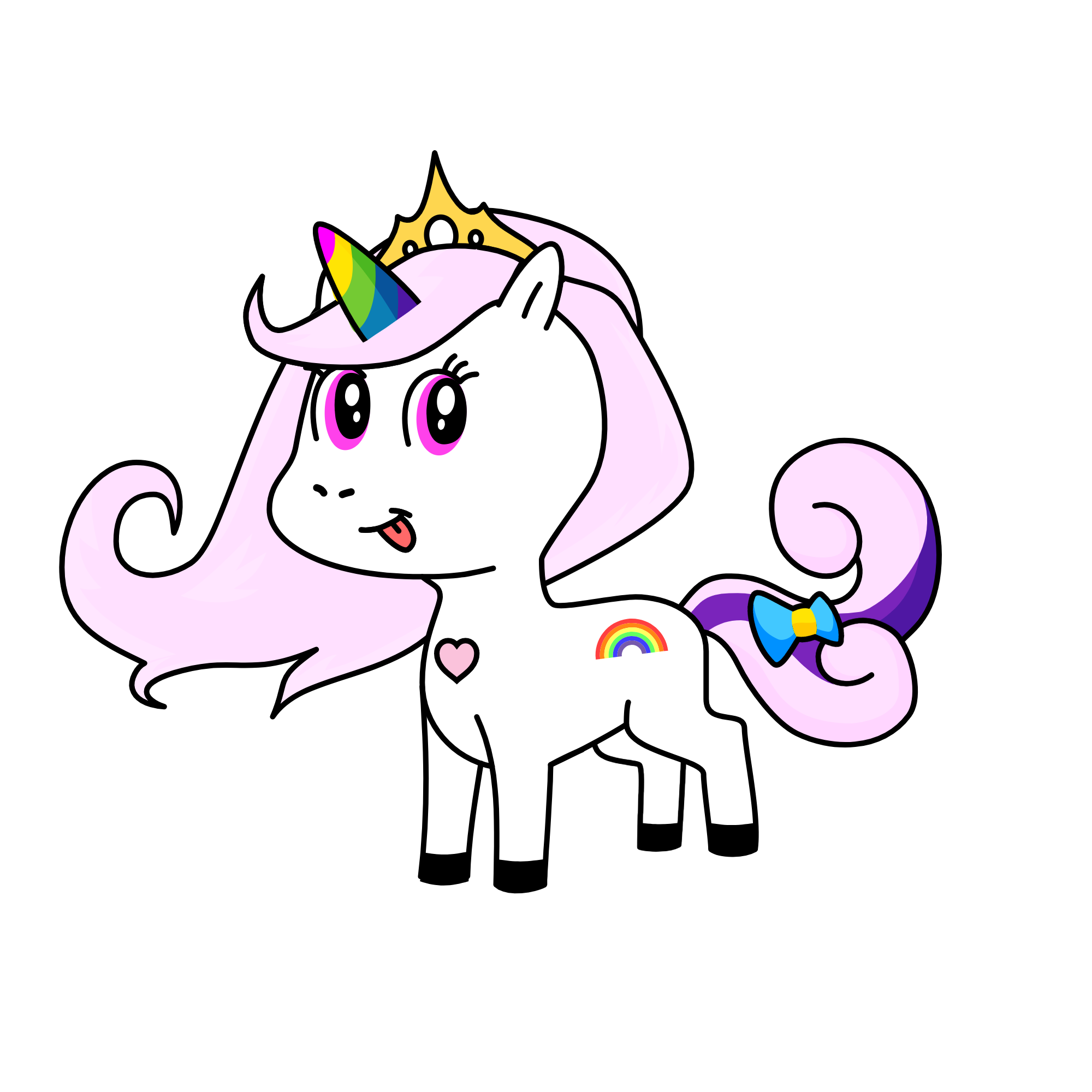 Princess Lovecakes, the unicorn