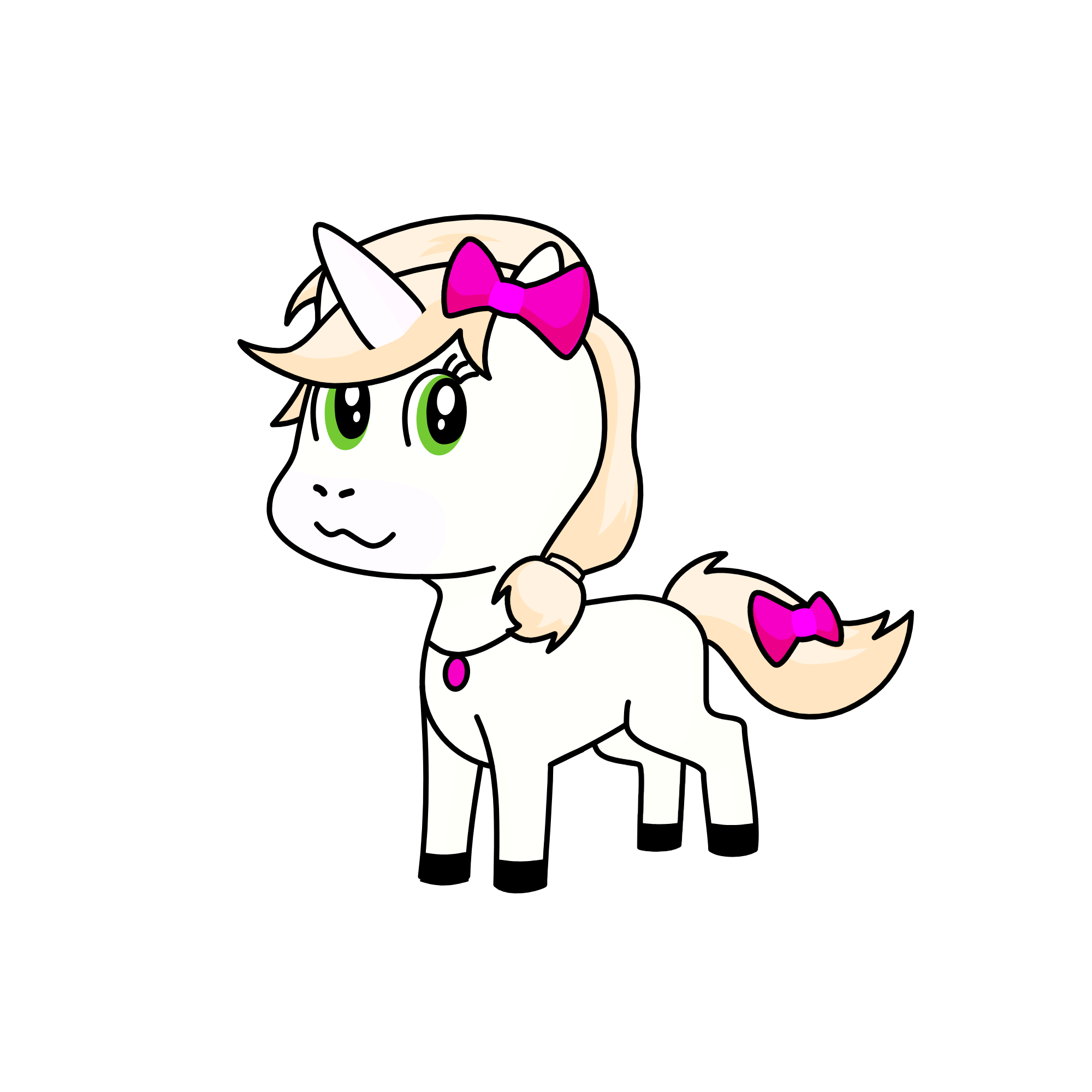 Vanilla, the unicorn