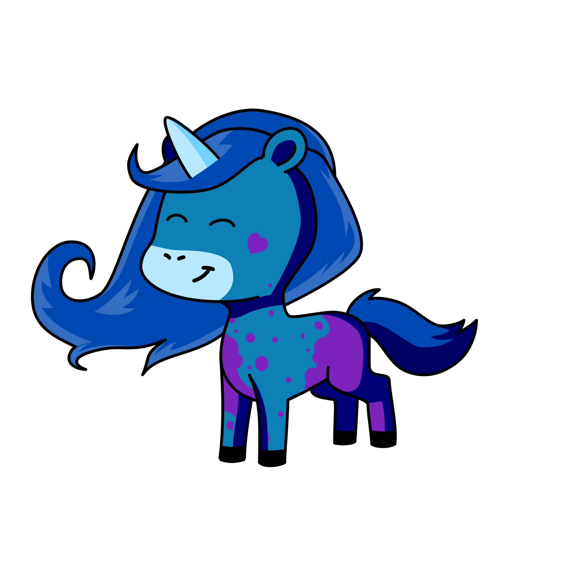 Midnight, the unicorn