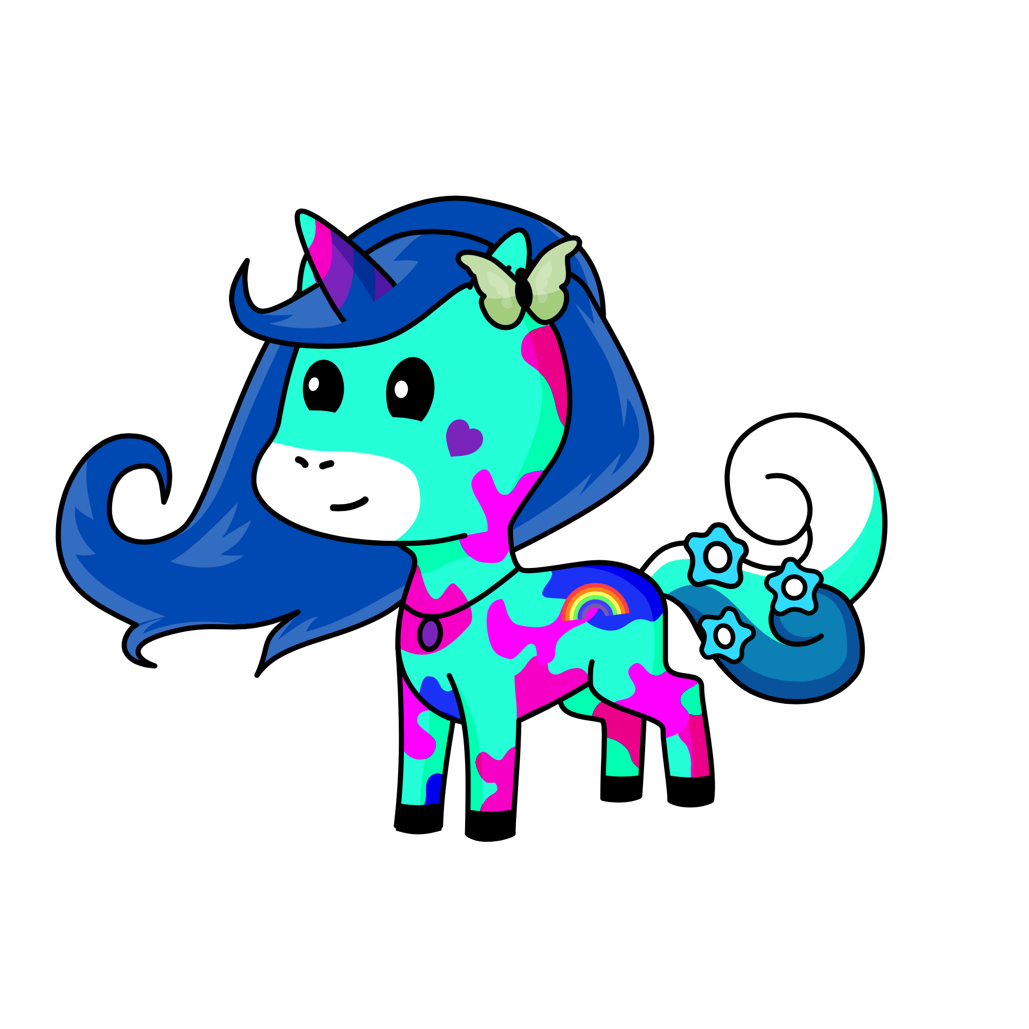 rainbow, the unicorn