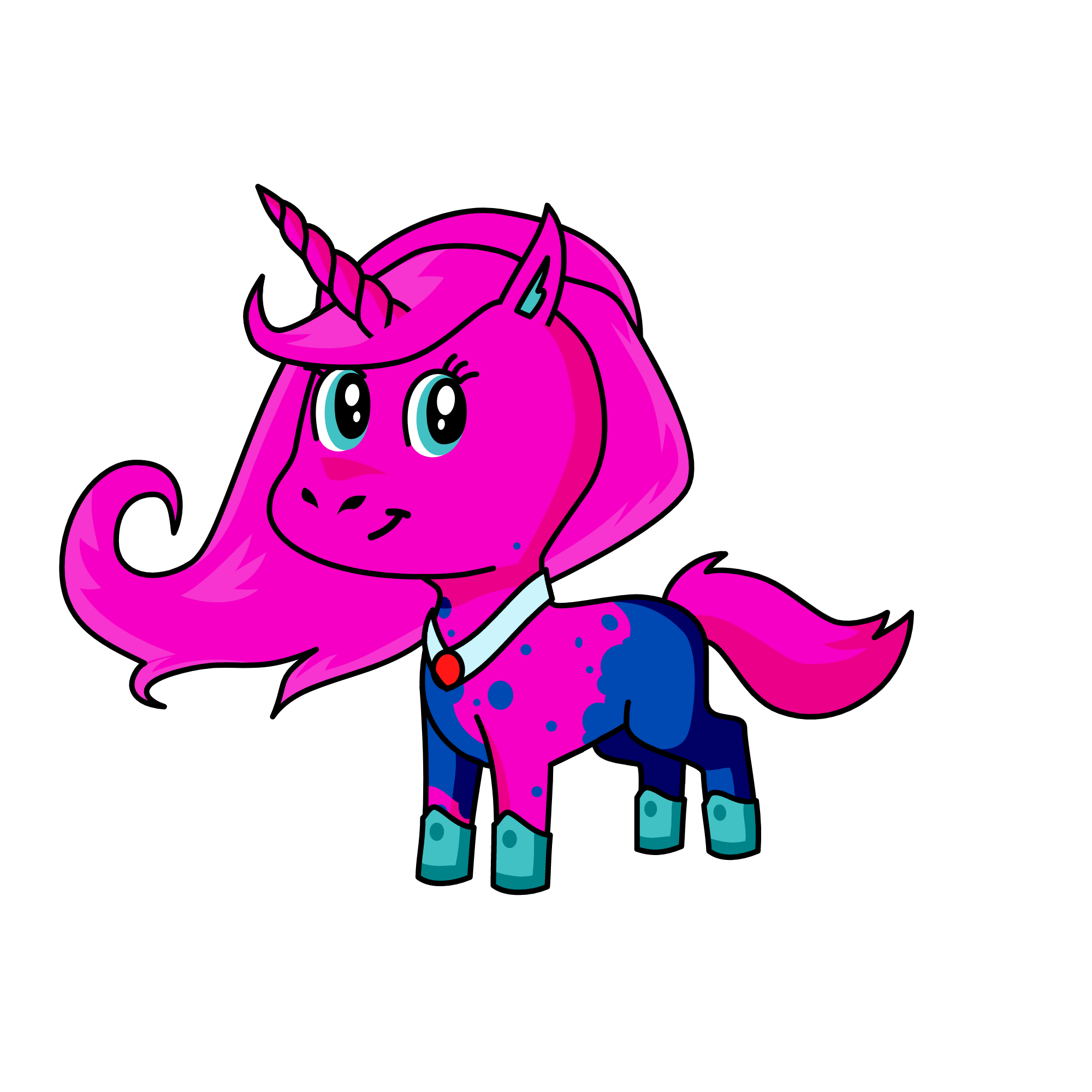 fluffy, the unicorn