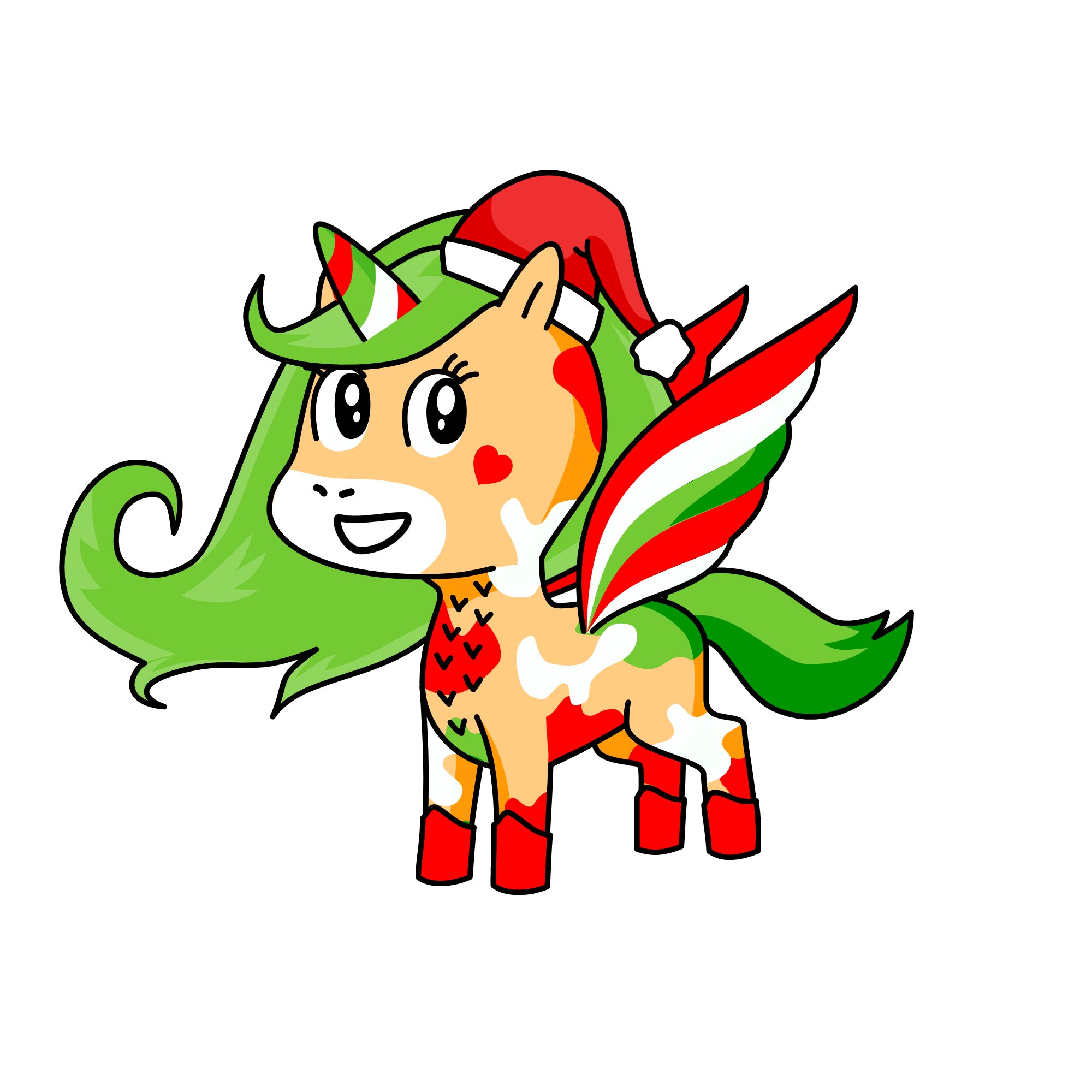 Christmas Asia, the unicorn