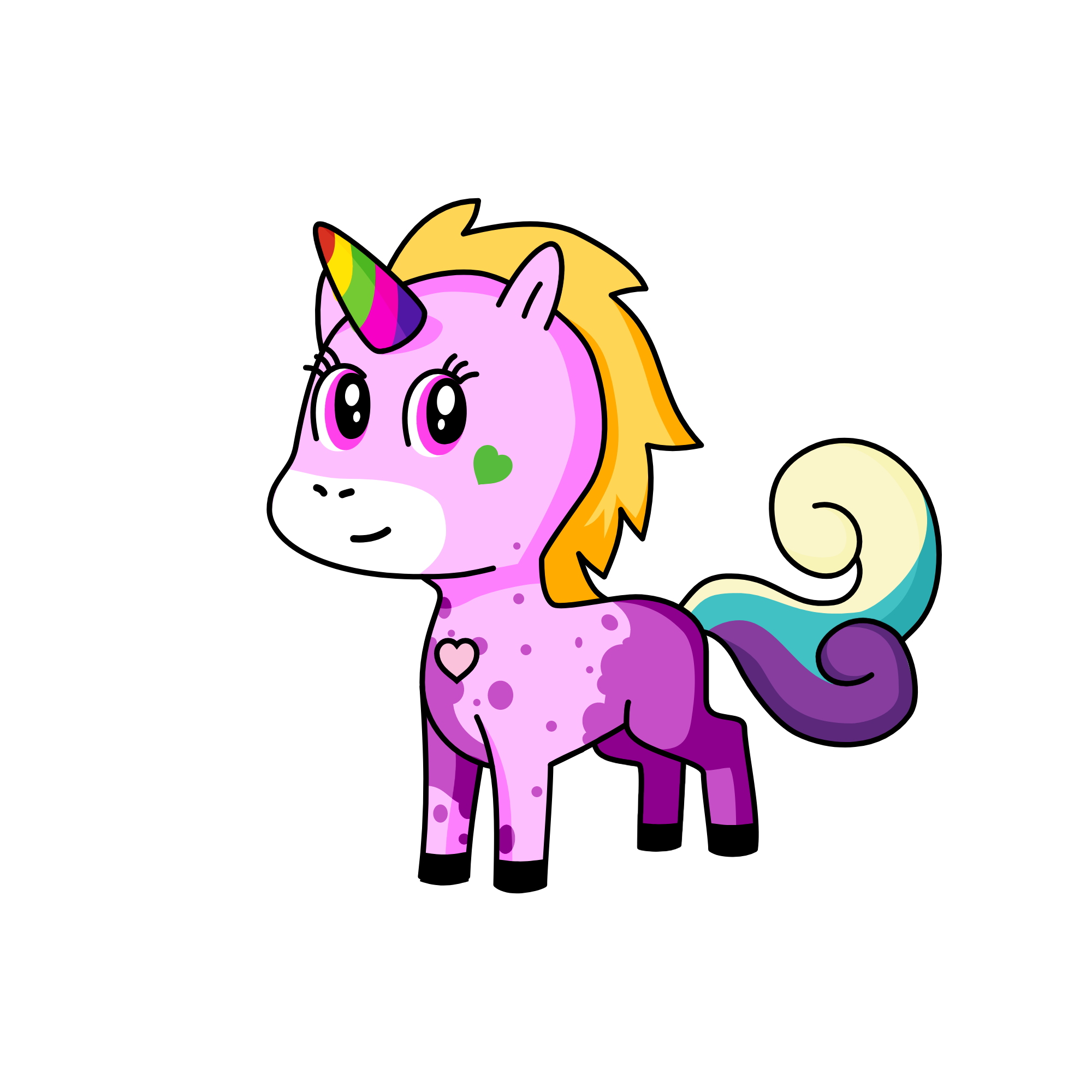 I love you, the unicorn