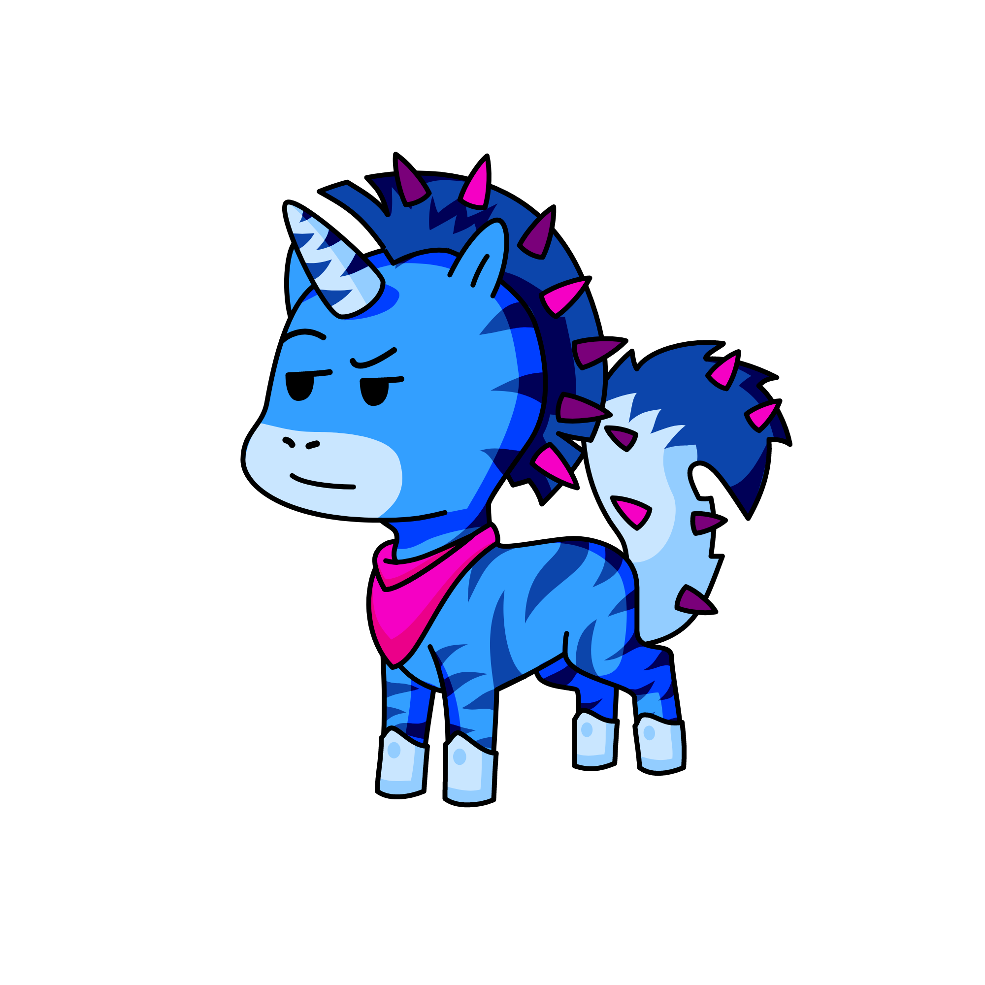 New Year, the unicorn