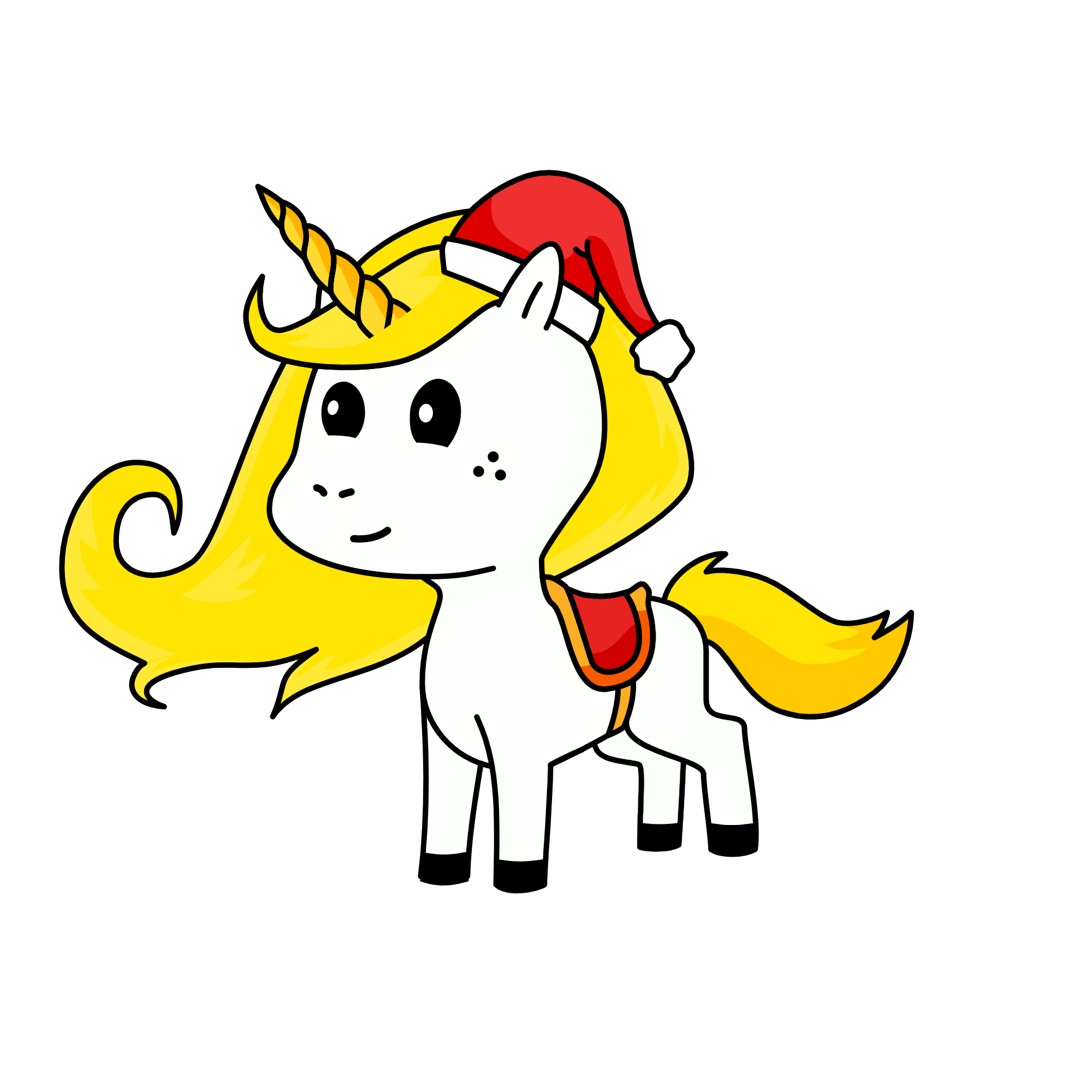Christmas Lily, the unicorn