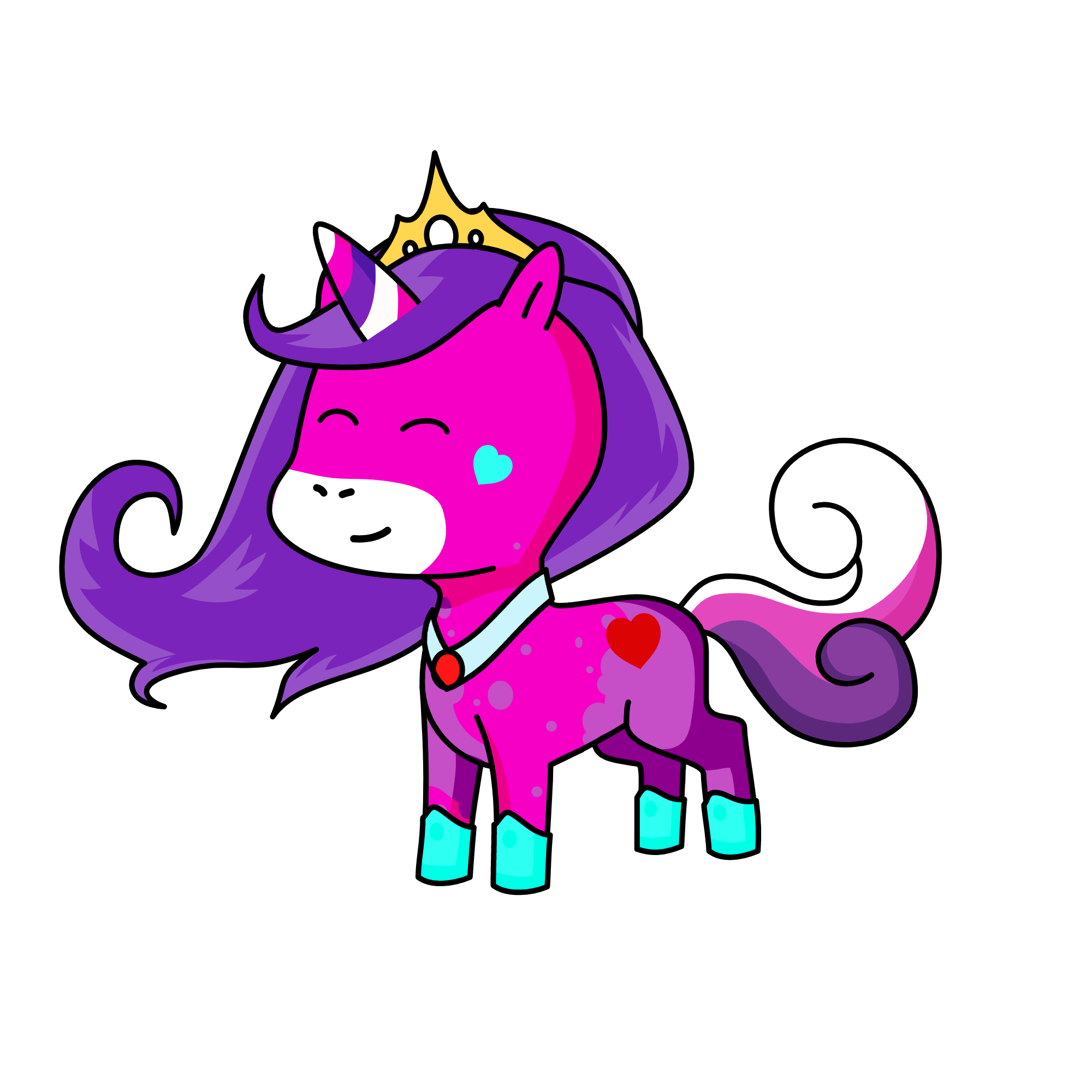 bella, the unicorn