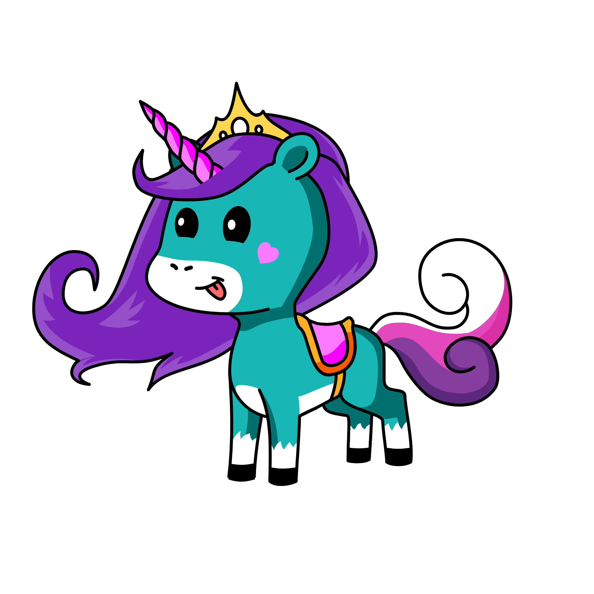 Princess Dazzle, the unicorn