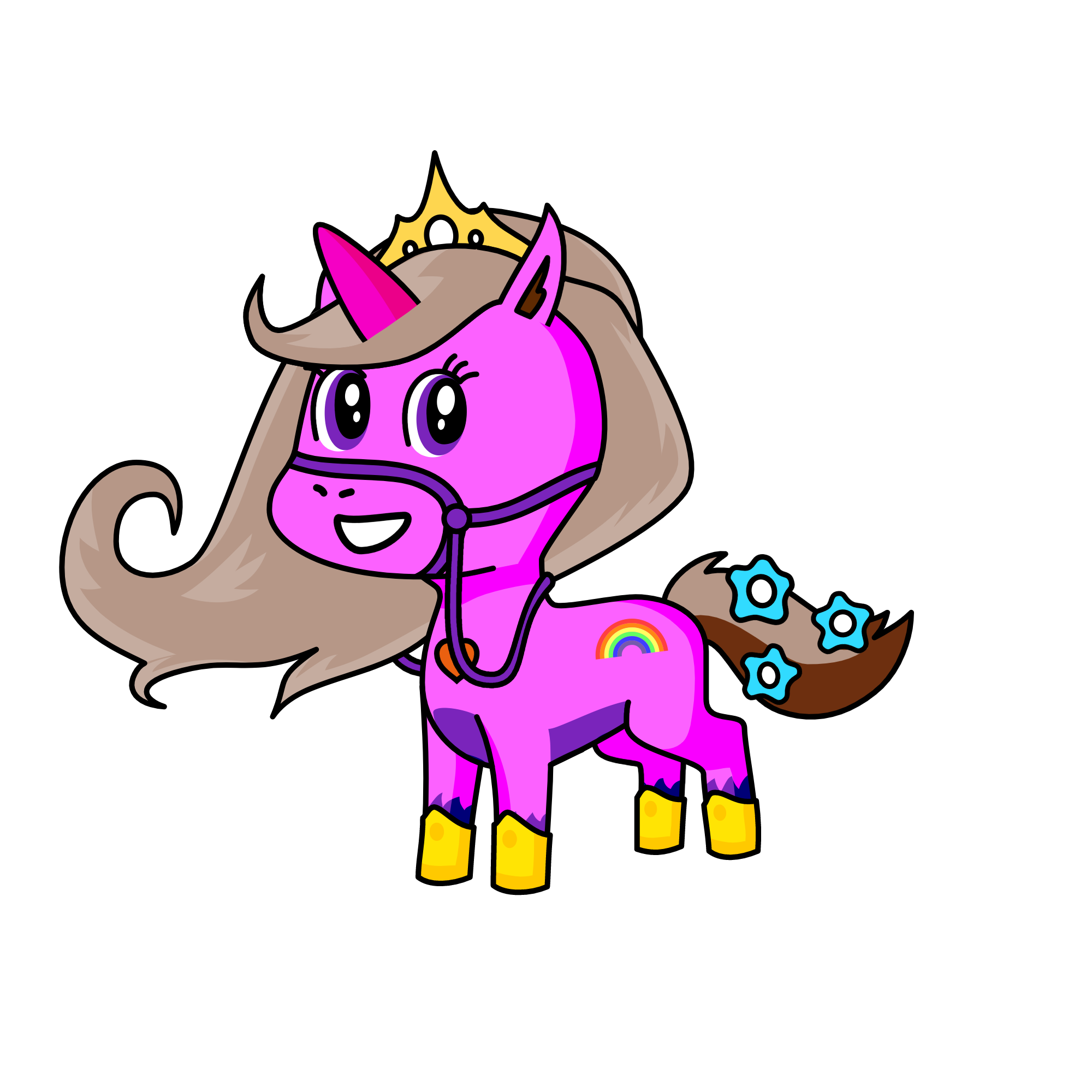 Queen Lona, the unicorn