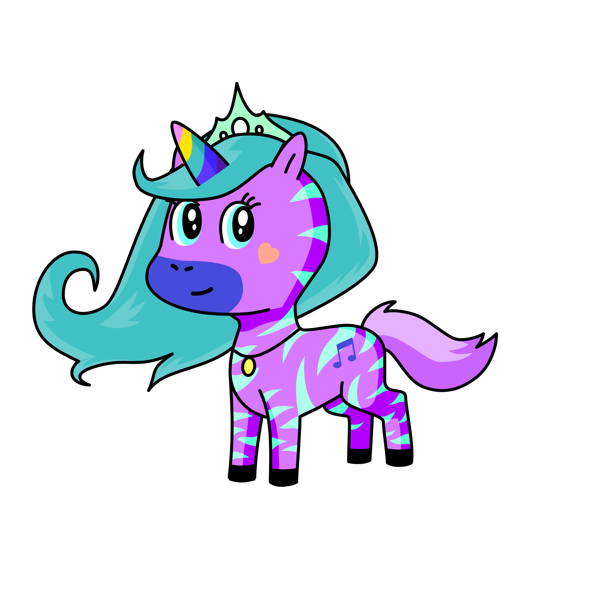 bluv, the unicorn