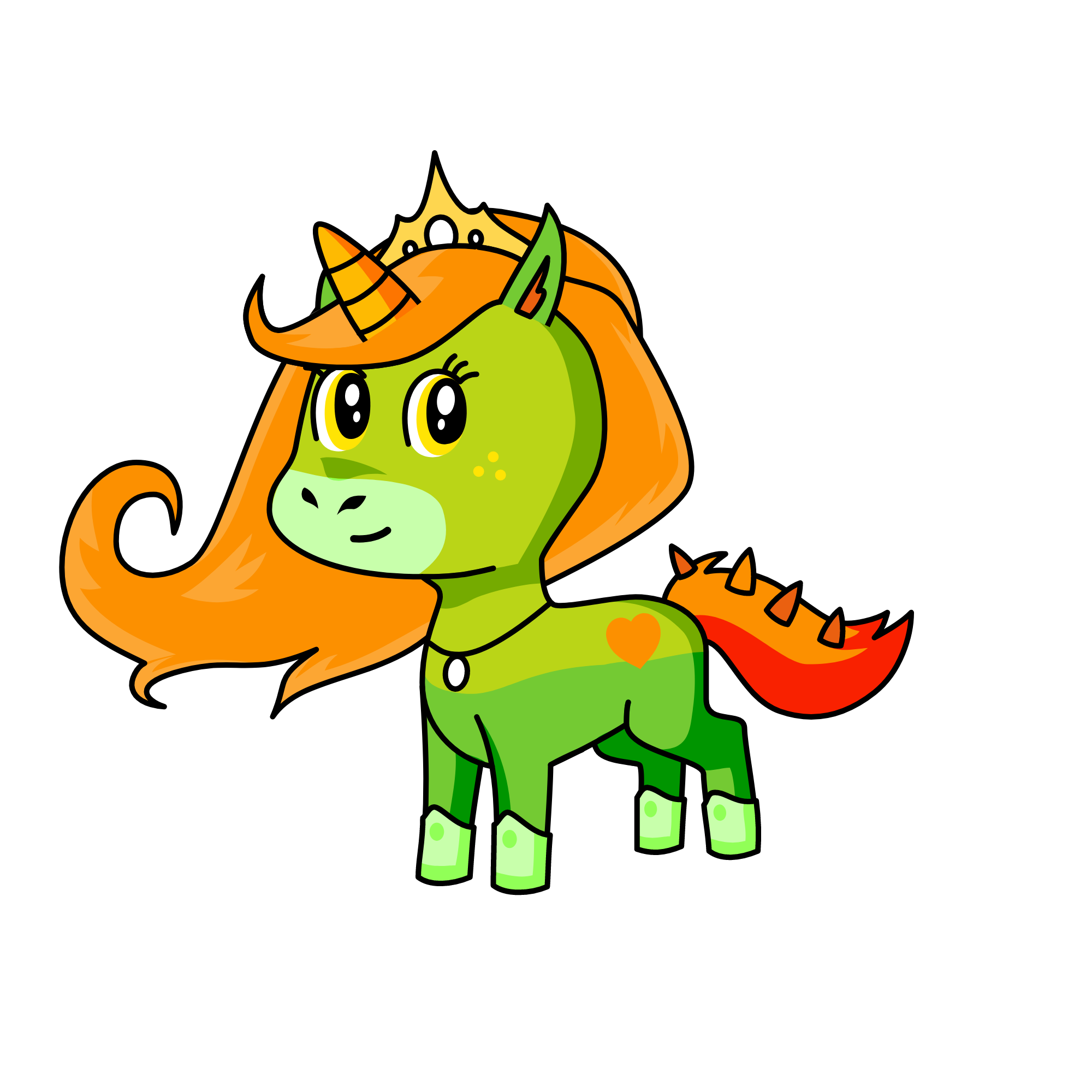 ormanların kraliçesi, the unicorn