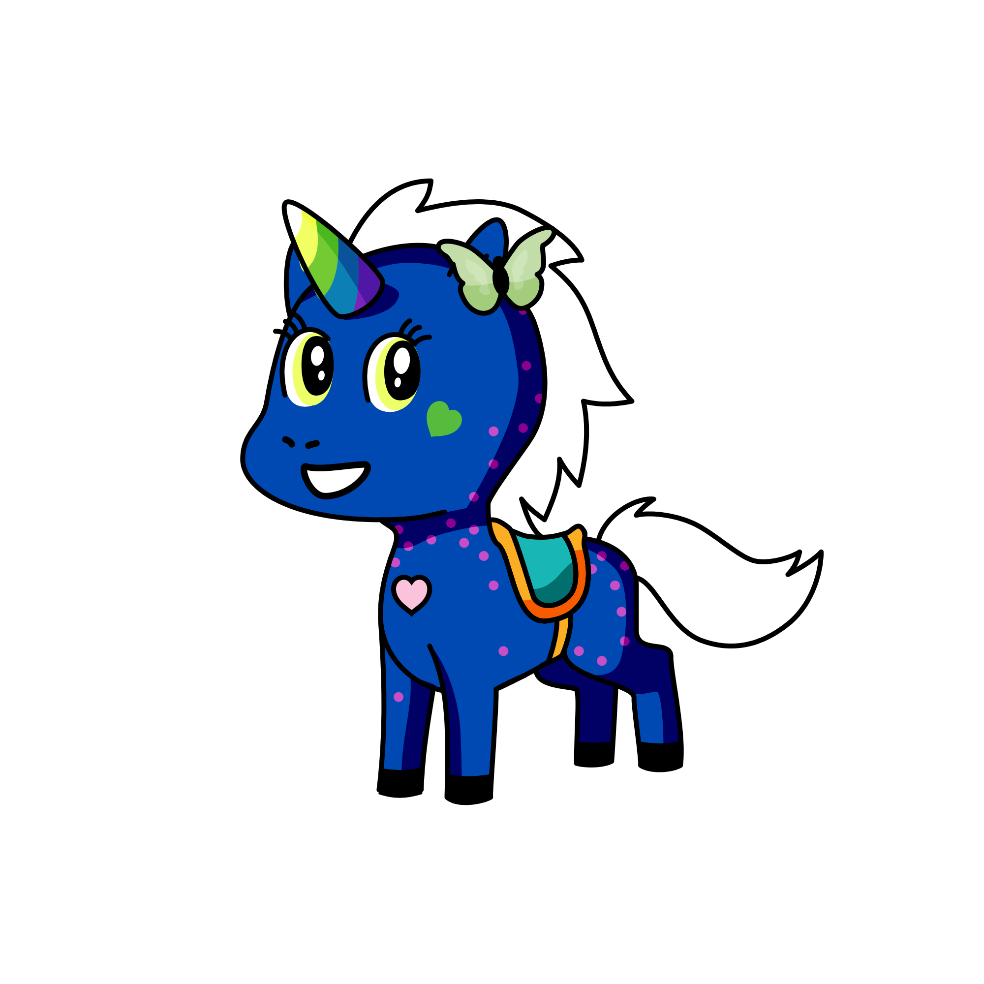 Sim Sam sisters, the unicorn